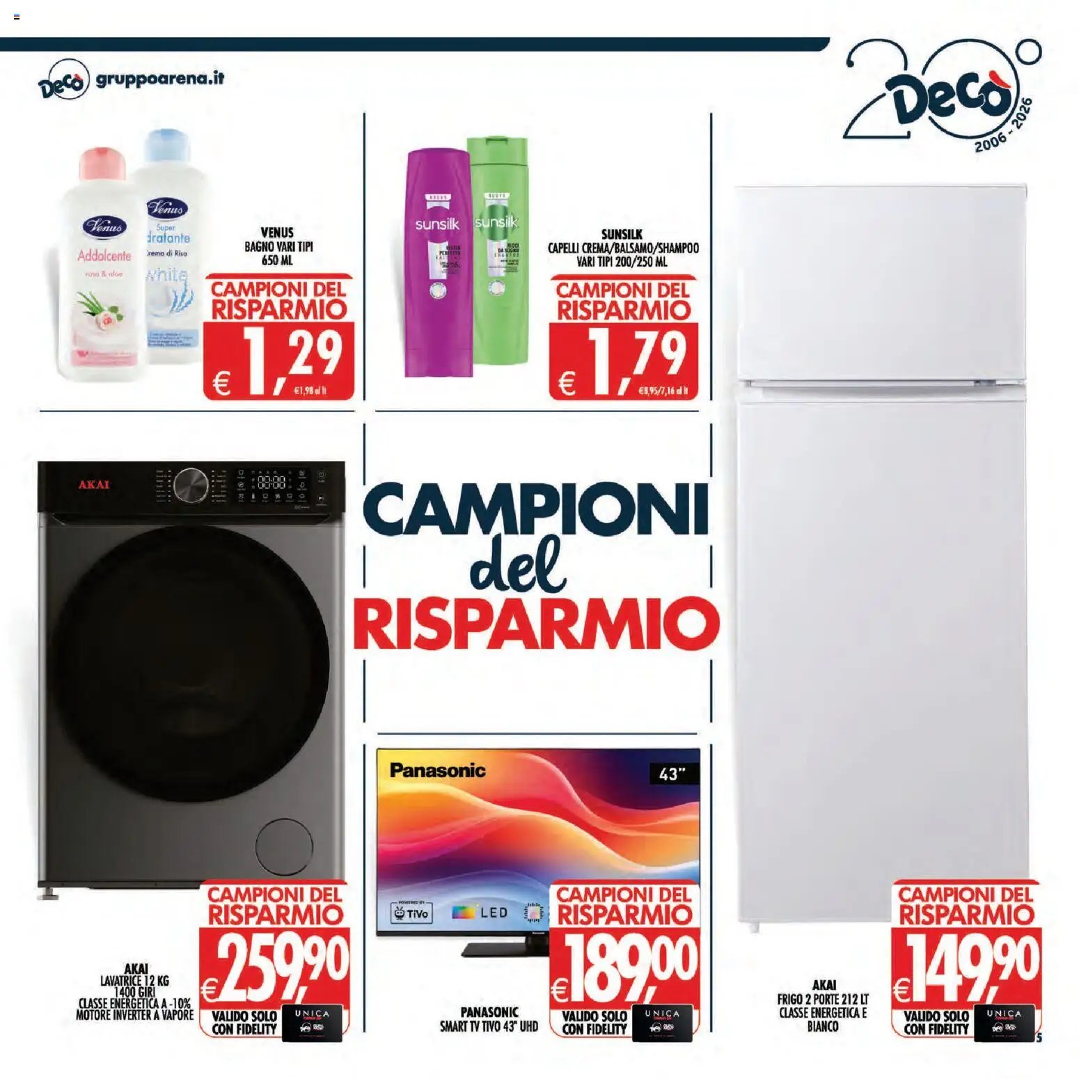 Decò volantino iperStore, Superstore Sicilia