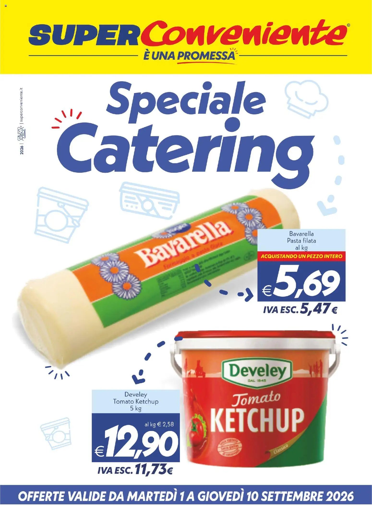 SuperConveniente volantino Catering Enna, Misterbianco