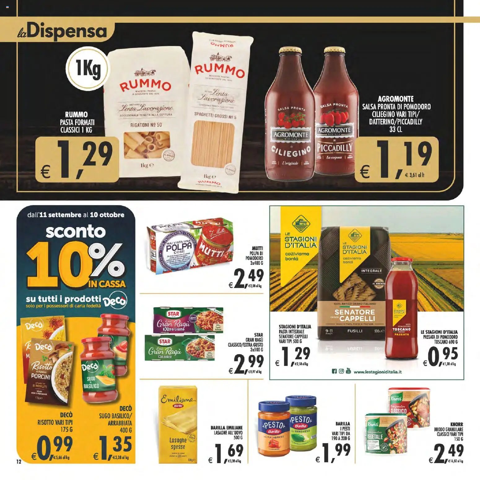 Decò volantino Gourmet Sicilia