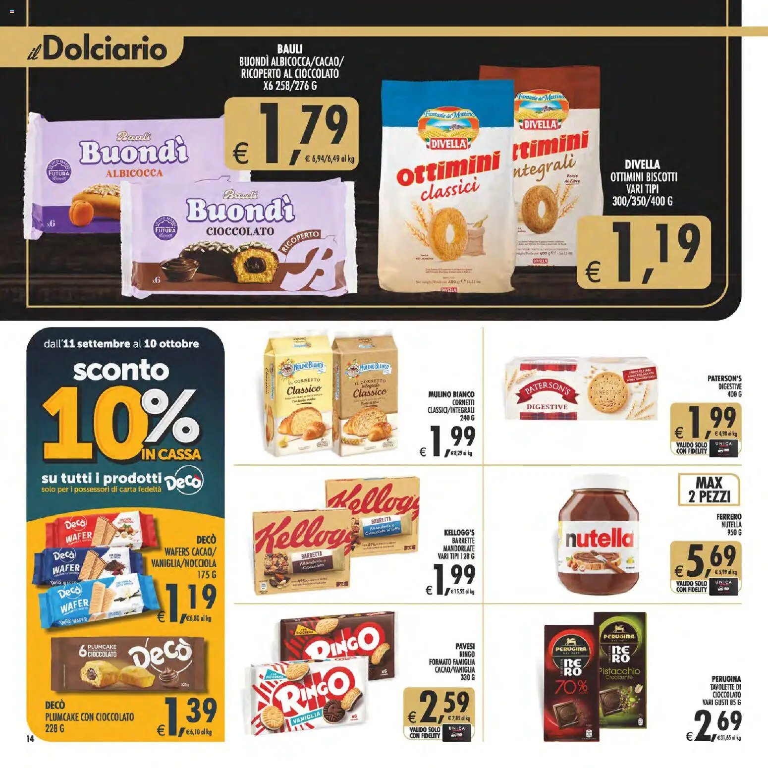 Decò volantino Gourmet Sicilia