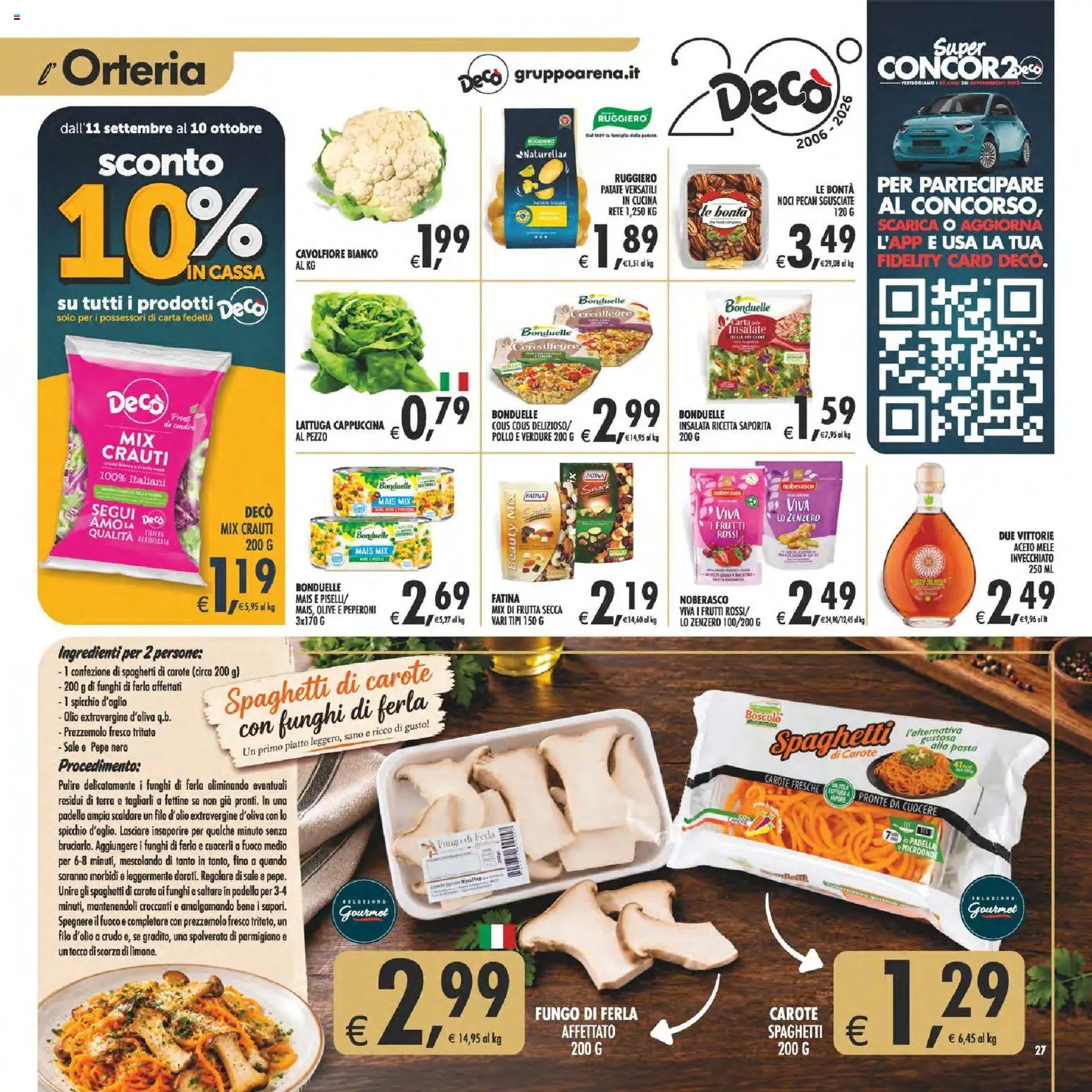 Decò volantino Gourmet Sicilia