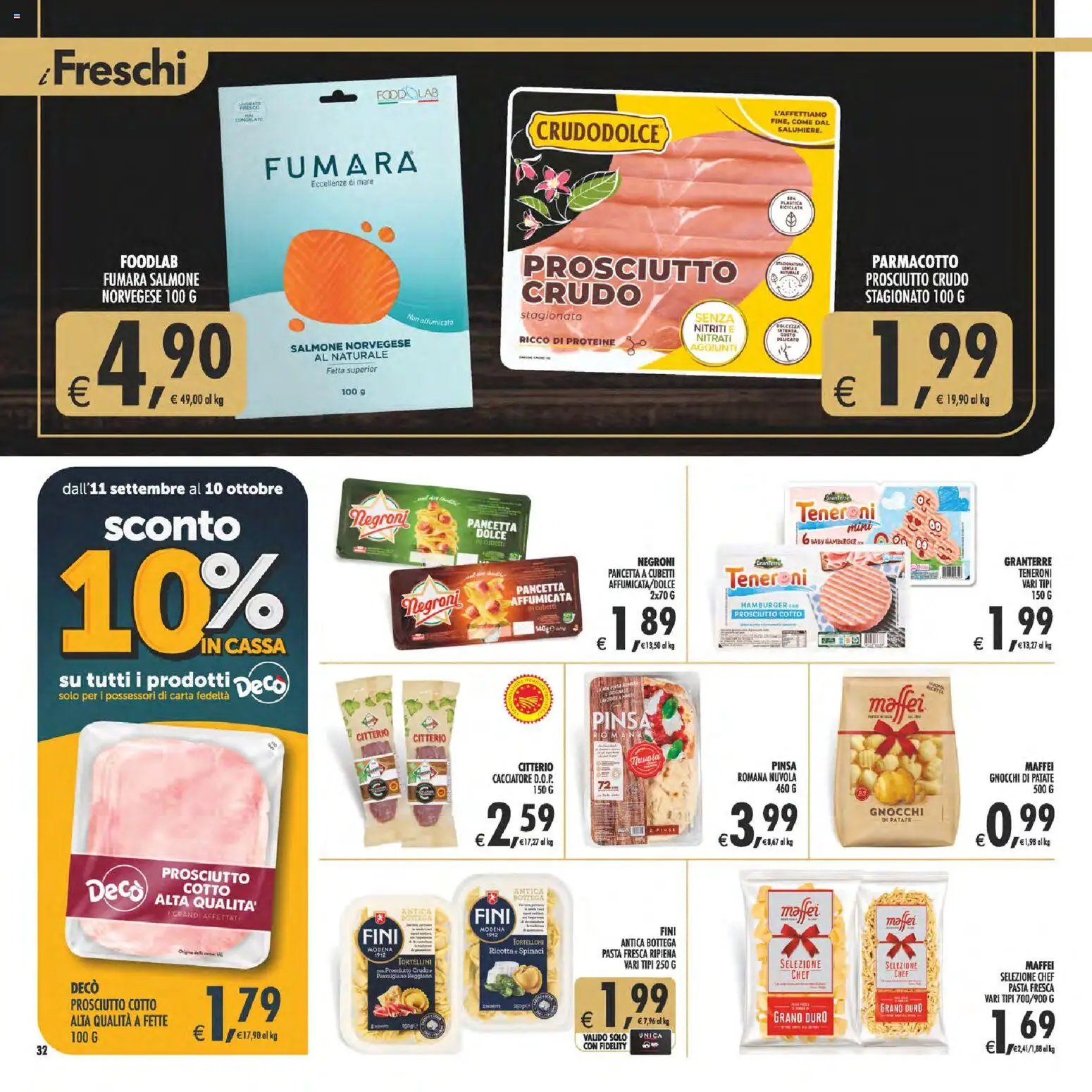 Decò volantino Gourmet Sicilia