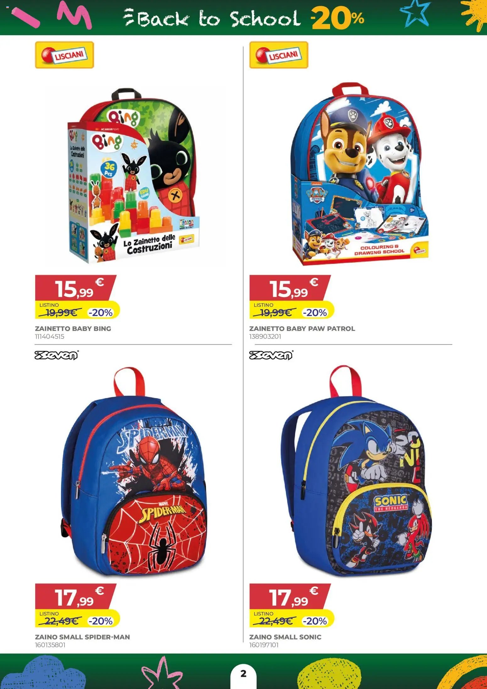Toys Center volantino Back To School