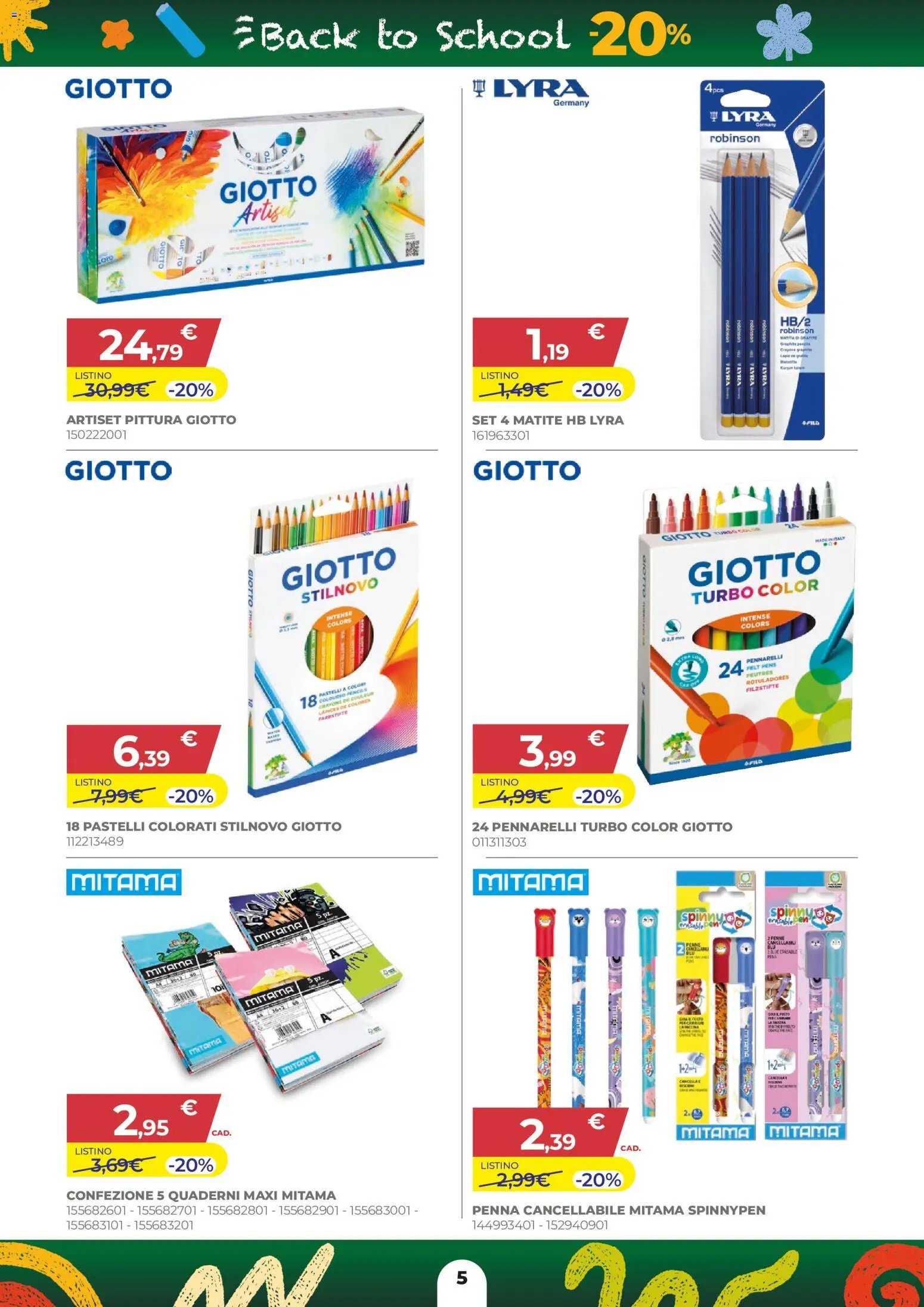 Toys Center volantino Back To School