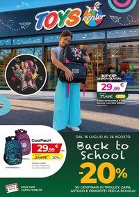 Toys Center volantino Back To School