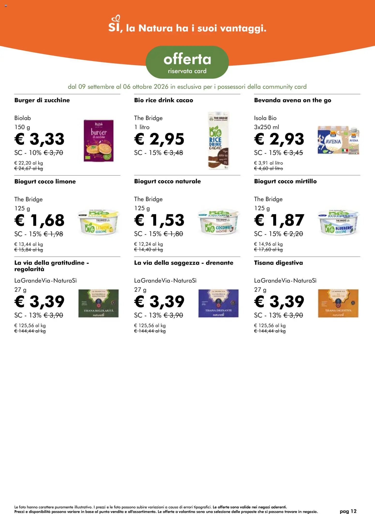 Natura Sì volantino