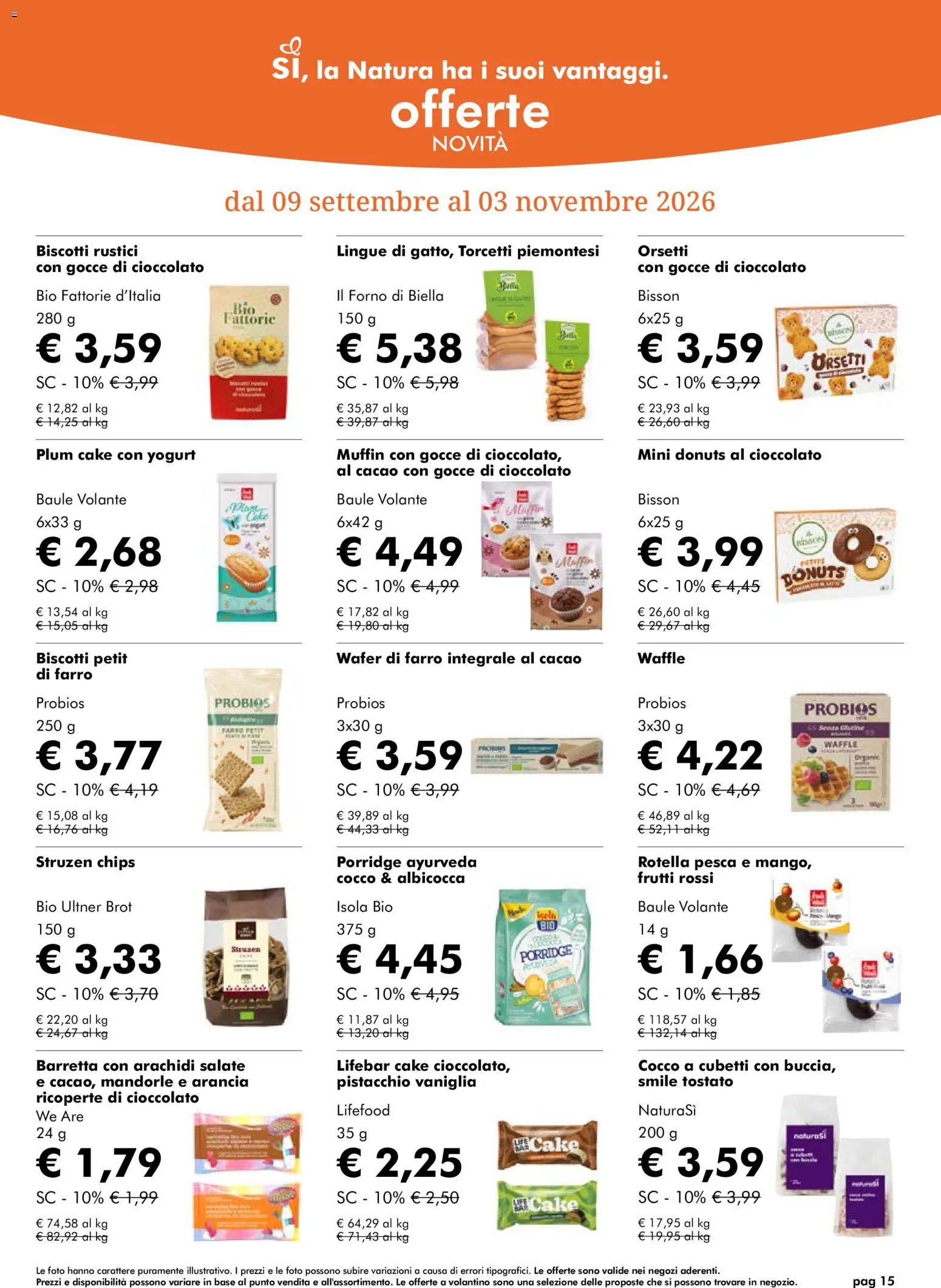 Natura Sì volantino