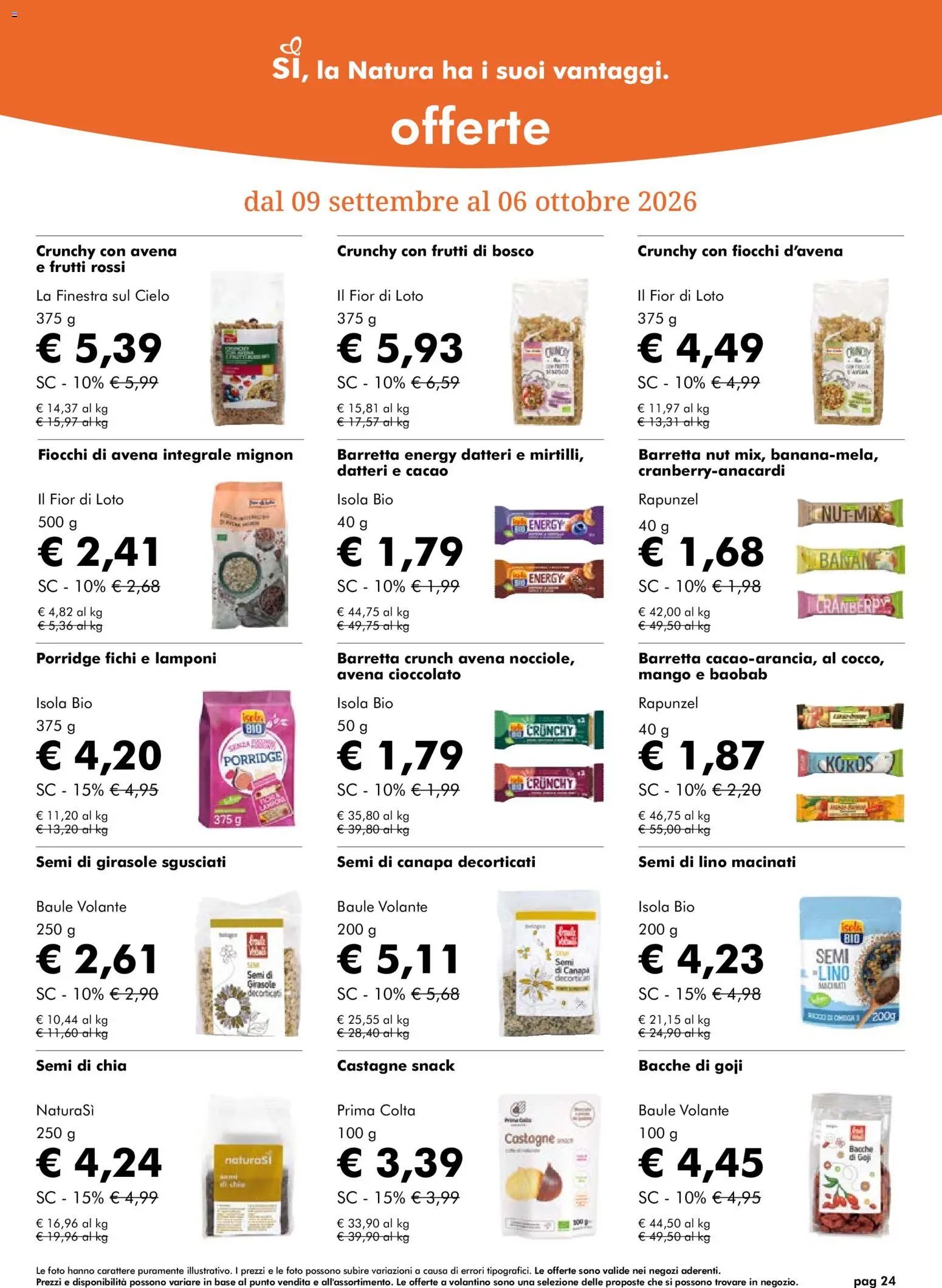 Natura Sì volantino