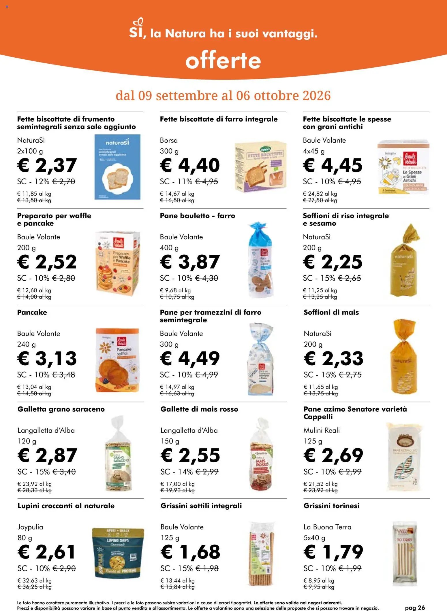 Natura Sì volantino