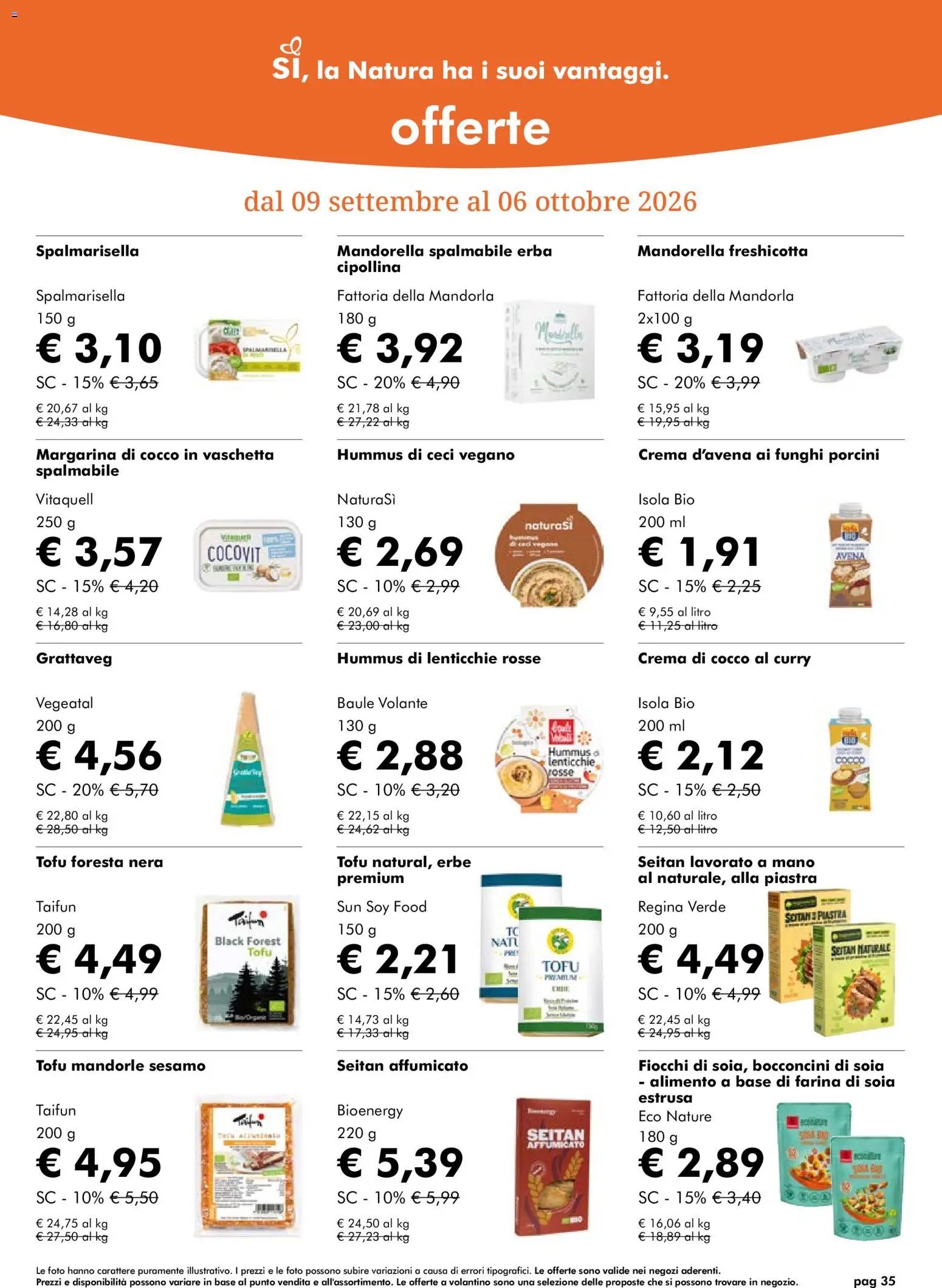 Natura Sì volantino