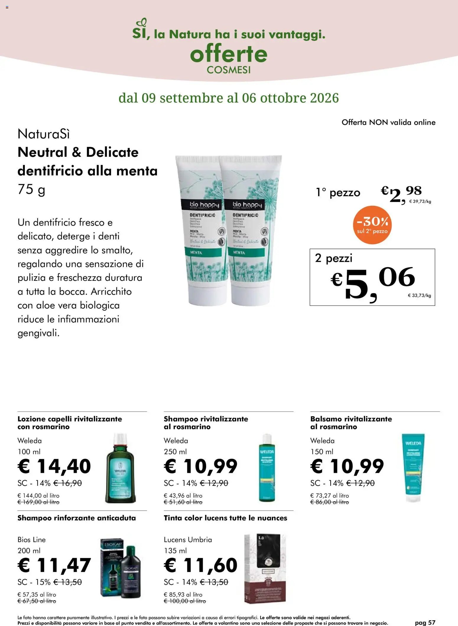 Natura Sì volantino