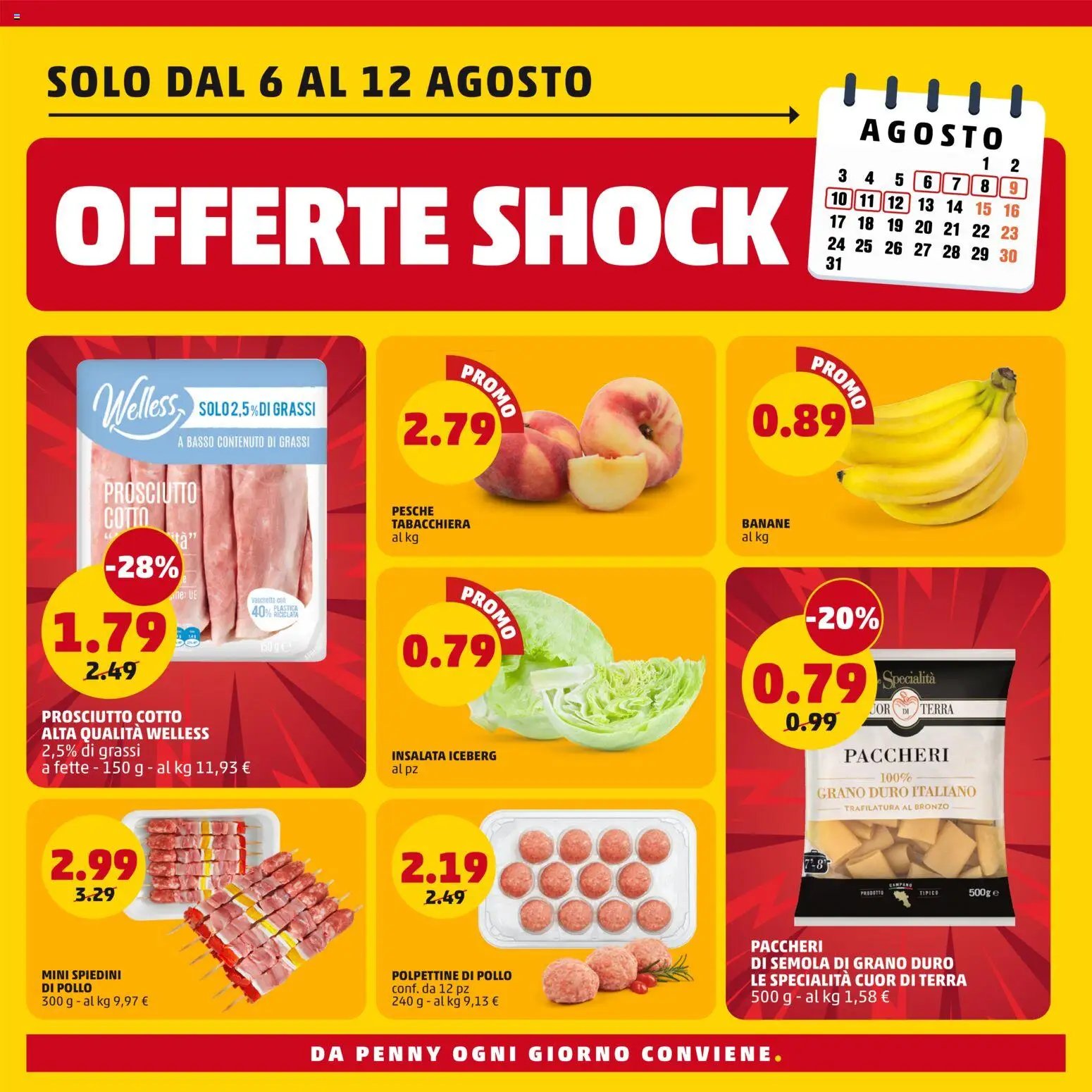 PENNY volantino Offerte Shock
