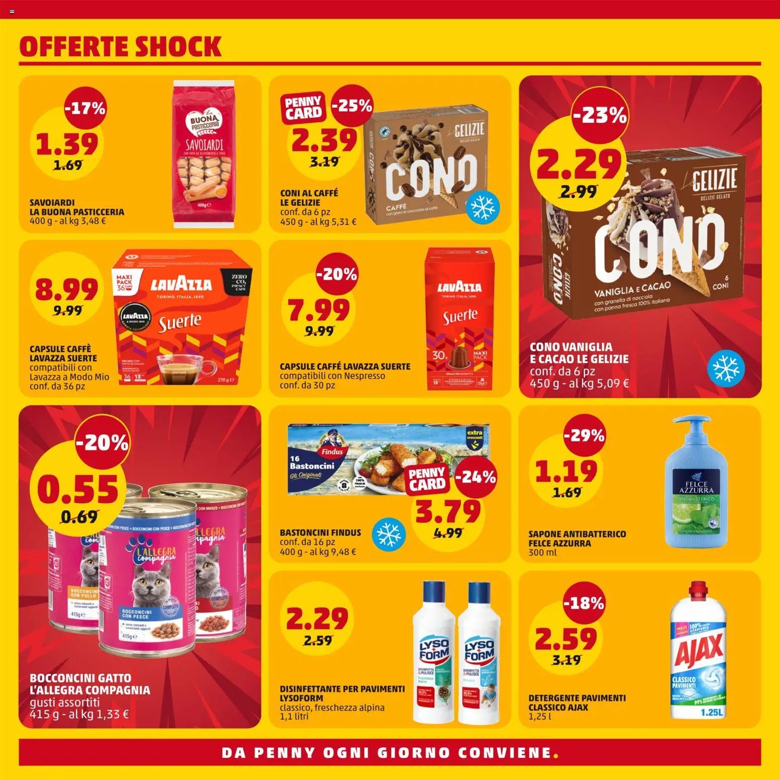 PENNY volantino Offerte Shock