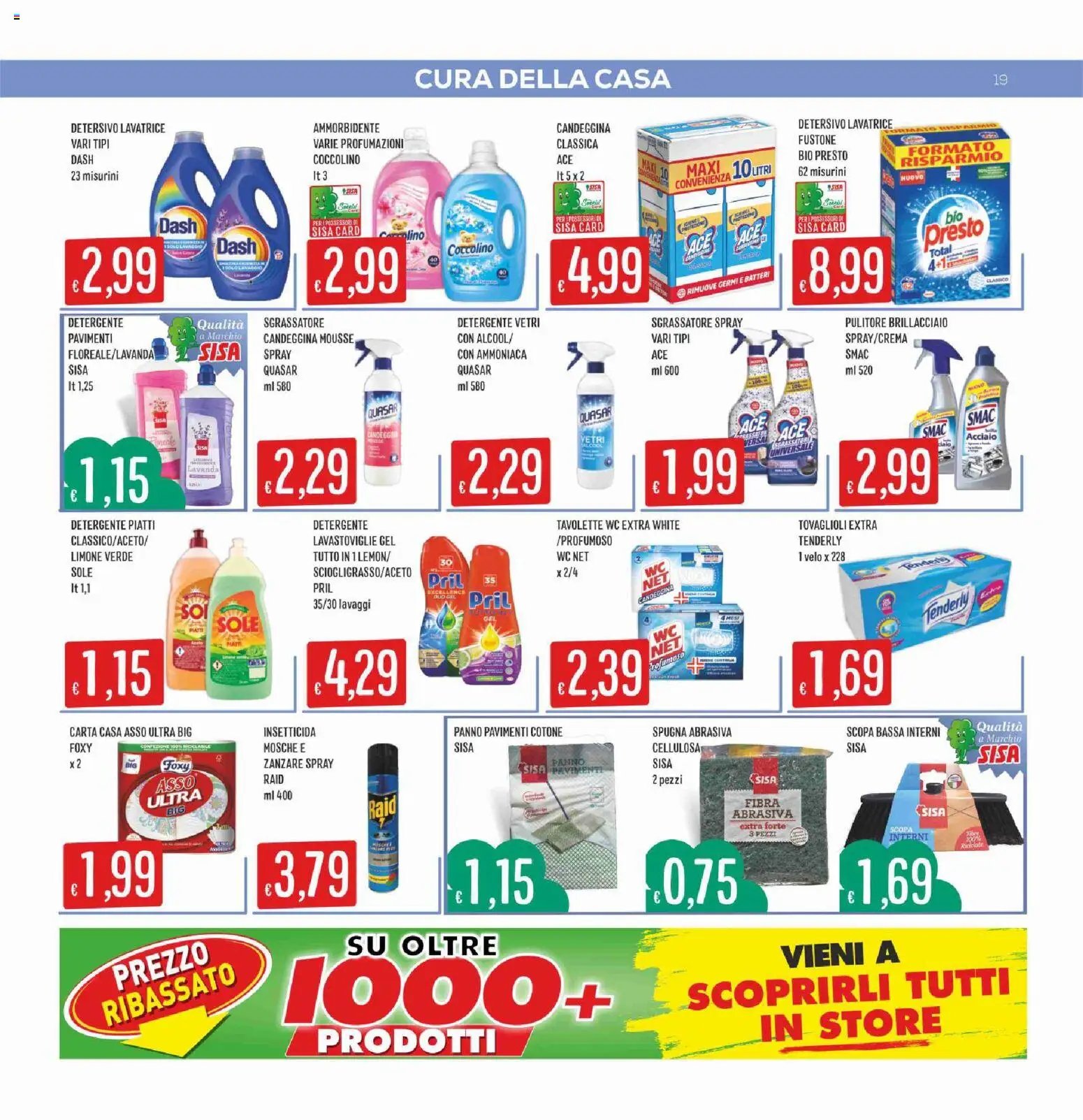 SISA volantino Calabria