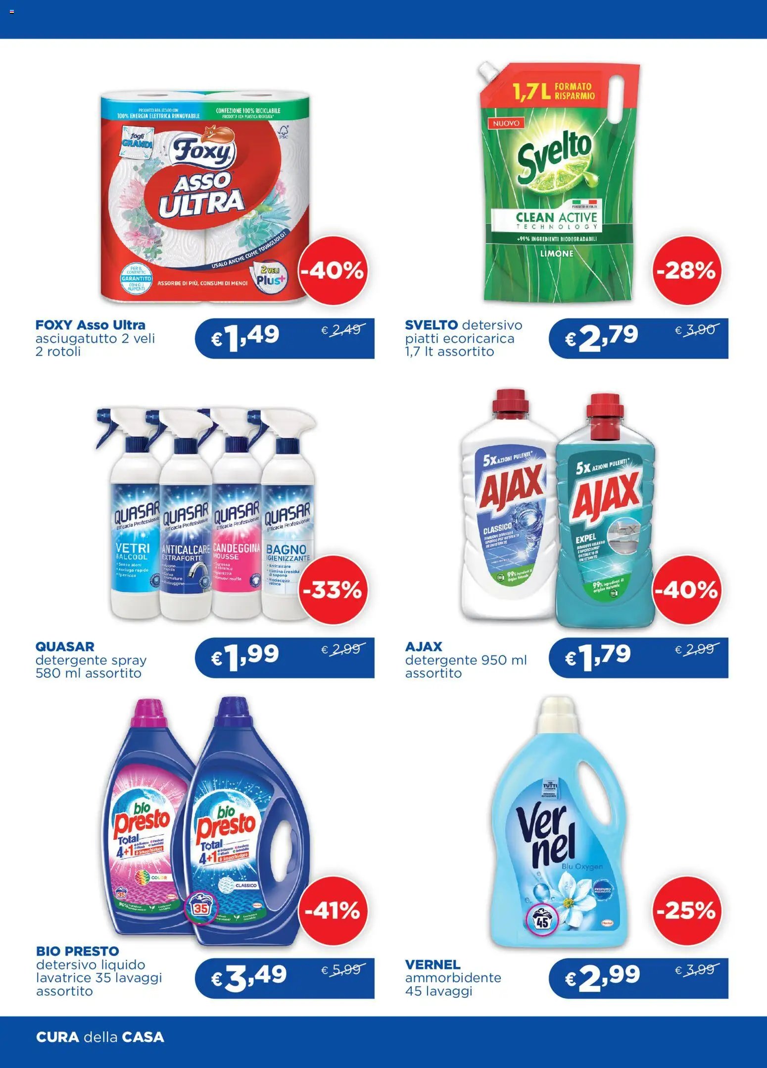 Acqua e Sapone volantino Apertura Castel d'Ario
