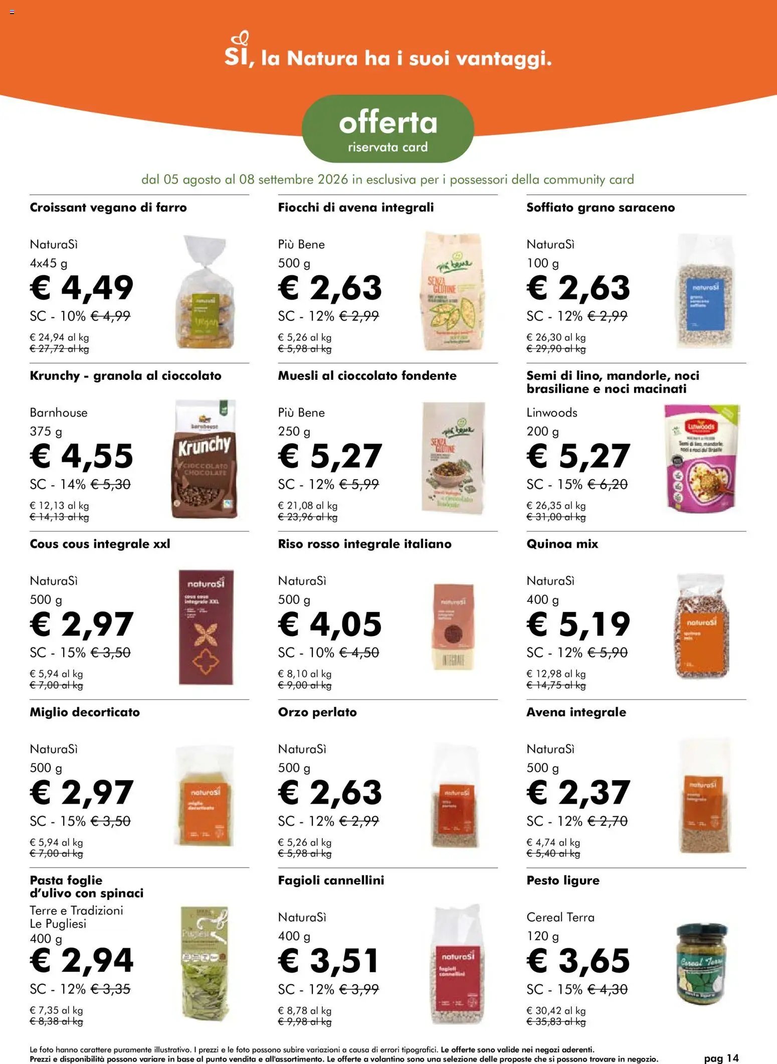 Natura Sì volantino