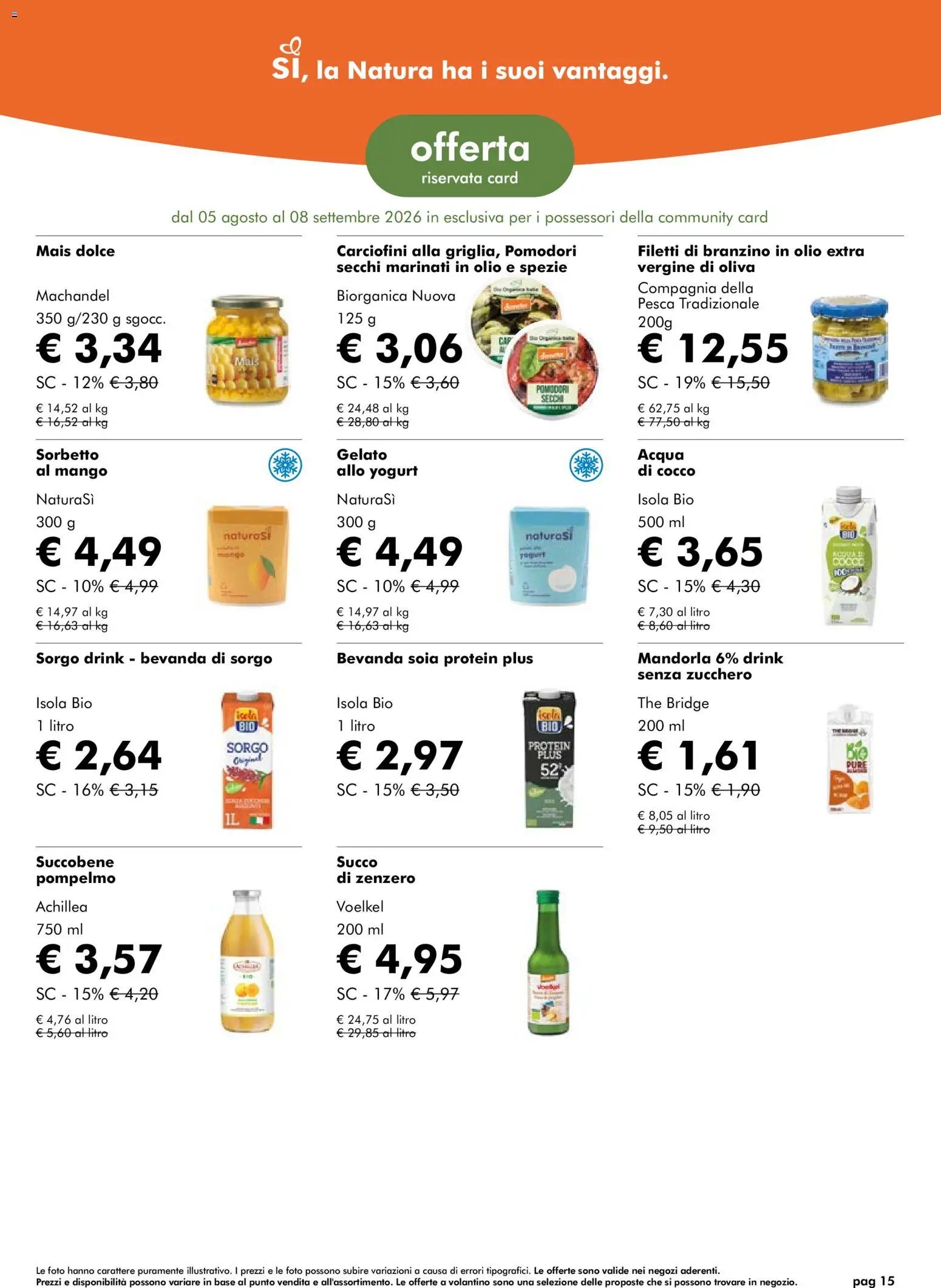 Natura Sì volantino