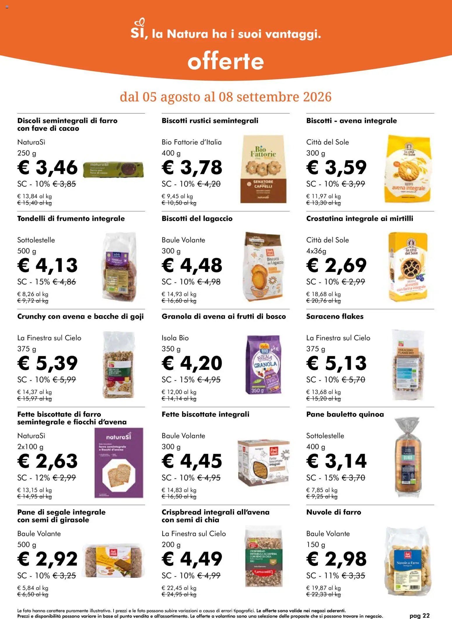 Natura Sì volantino