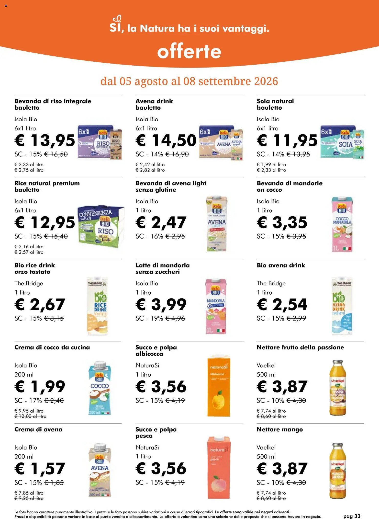 Natura Sì volantino