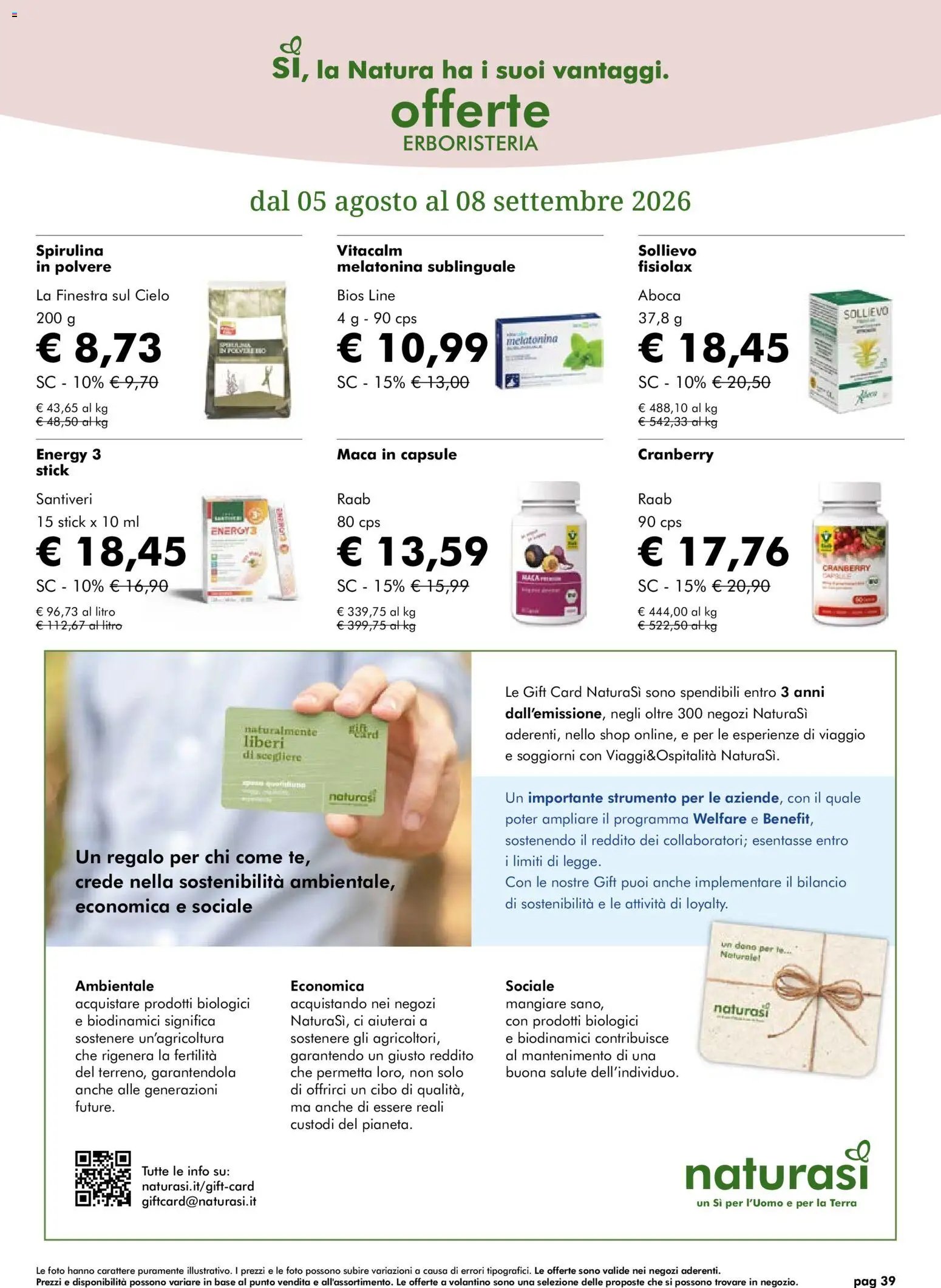 Natura Sì volantino