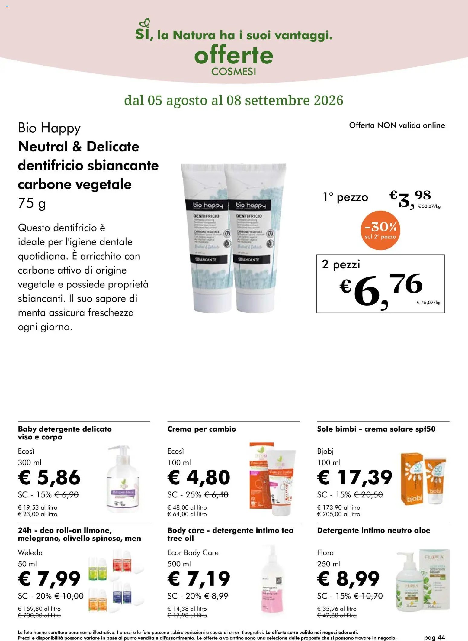 Natura Sì volantino