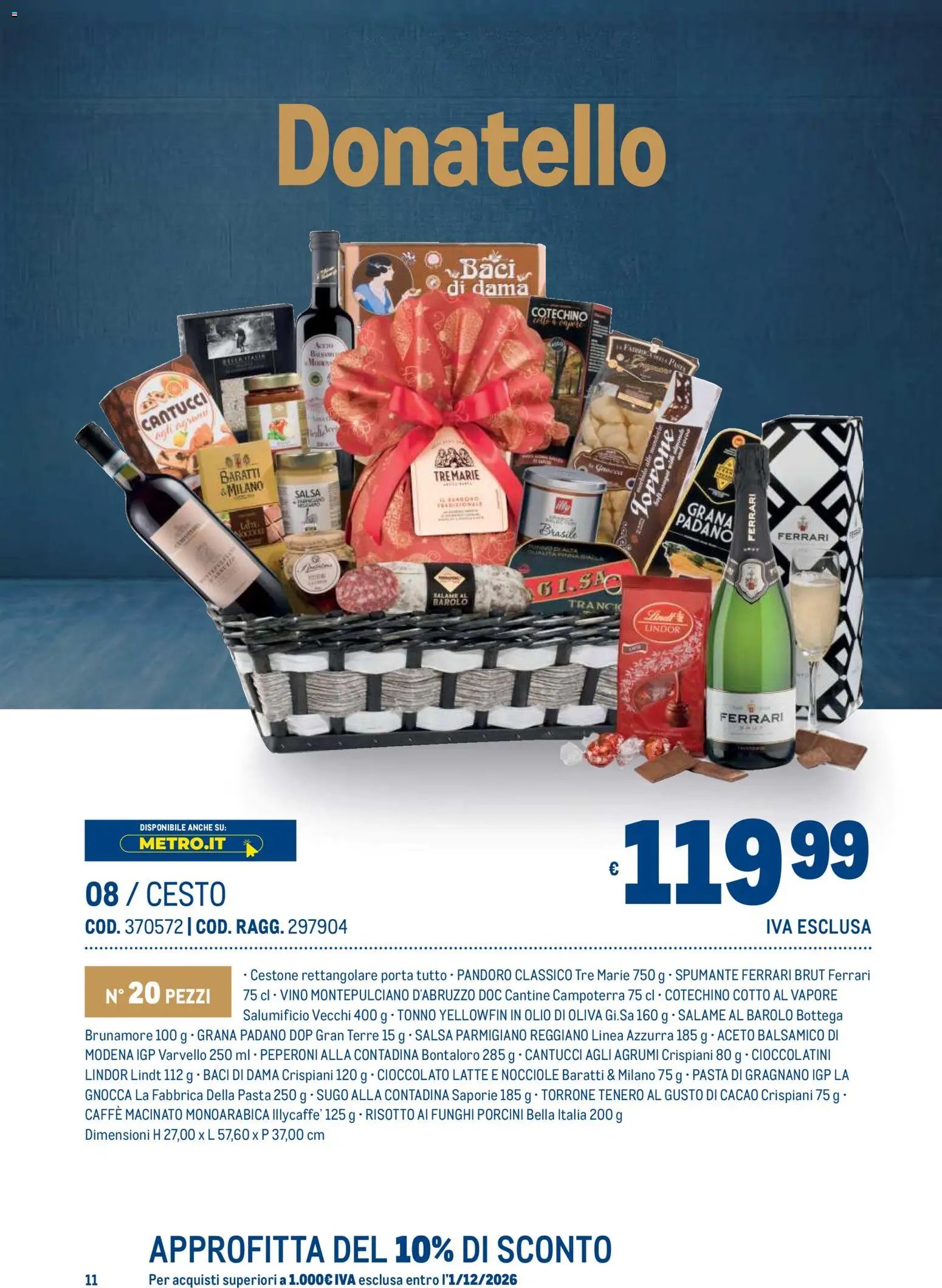 Metro volantino Regalistica Natale