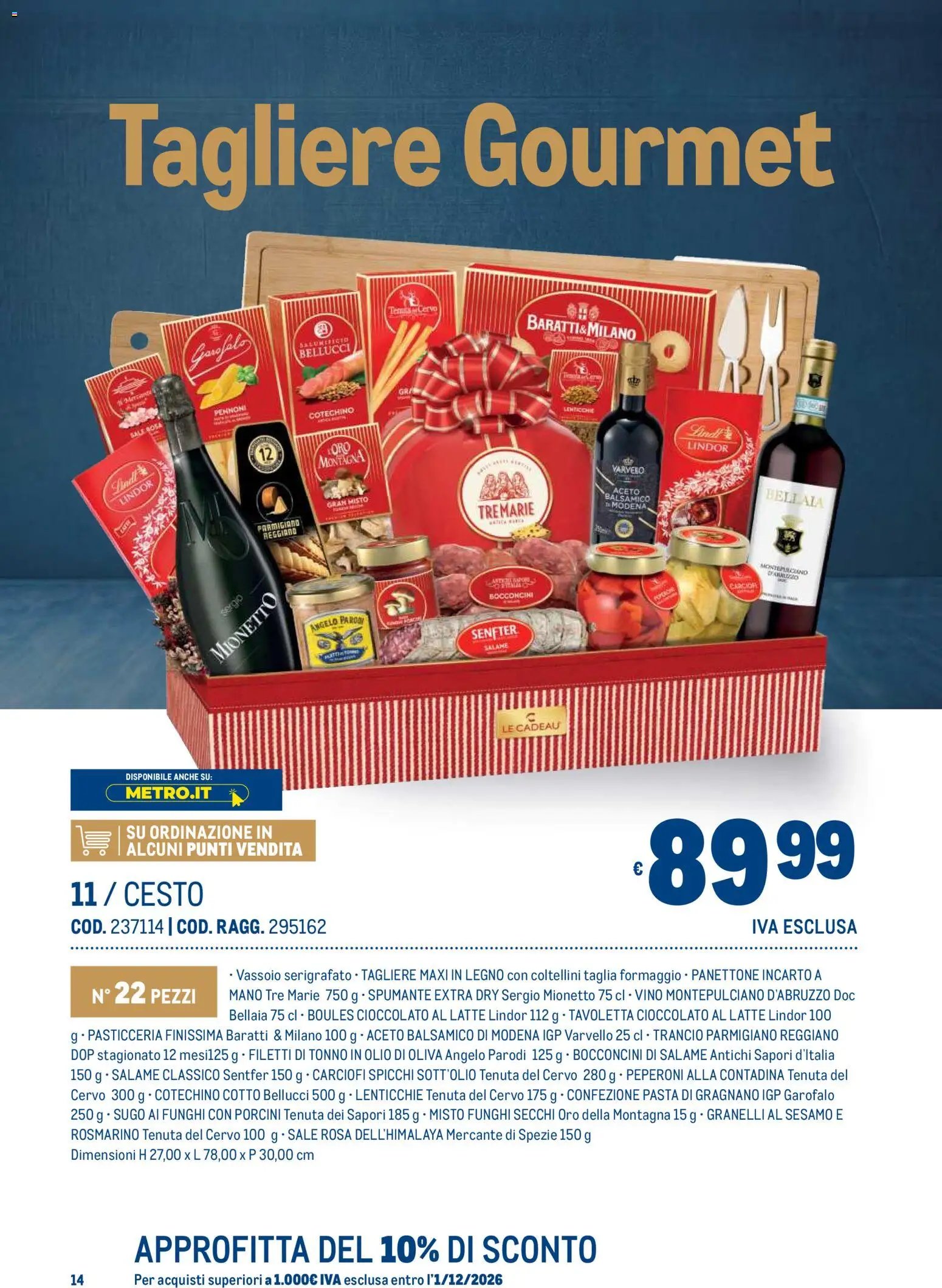 Metro volantino Regalistica Natale