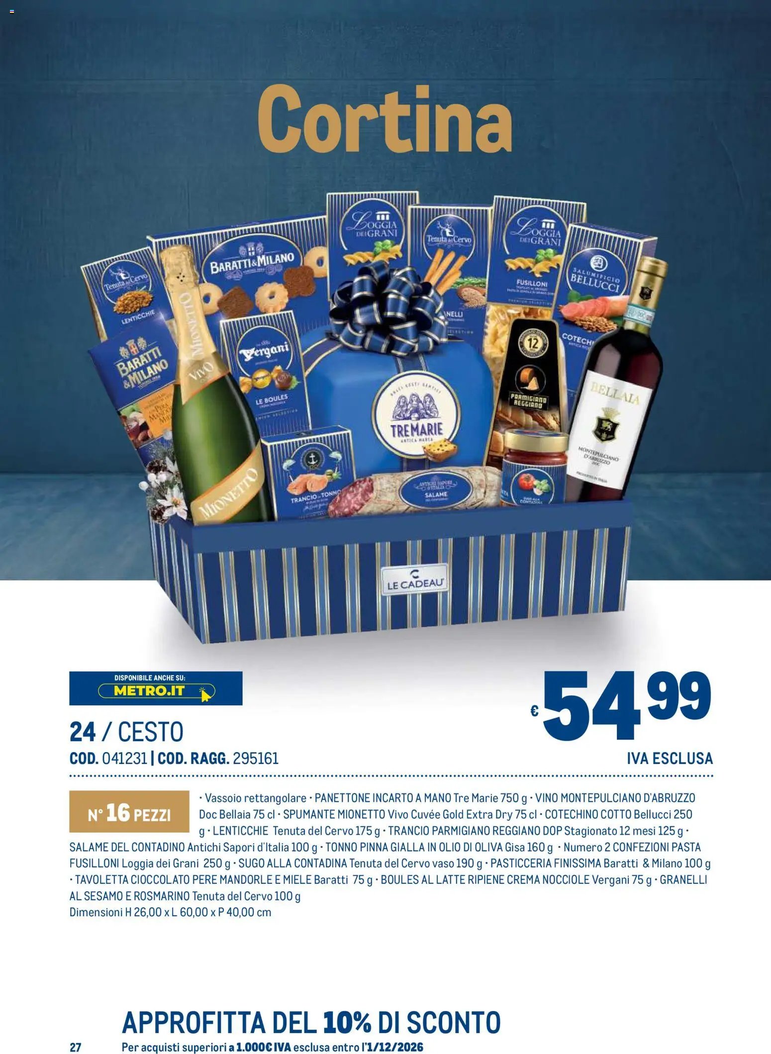 Metro volantino Regalistica Natale
