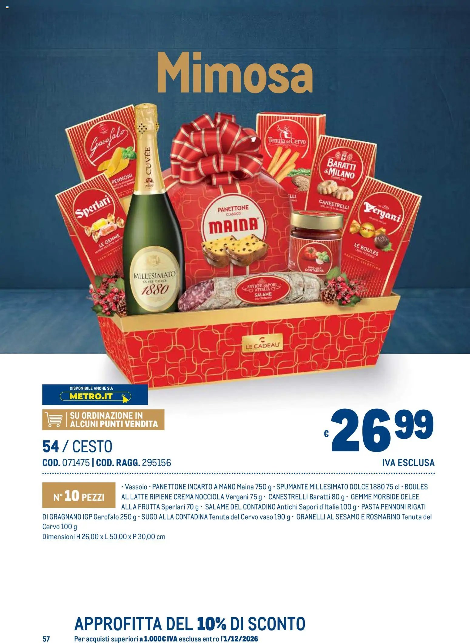 Metro volantino Regalistica Natale