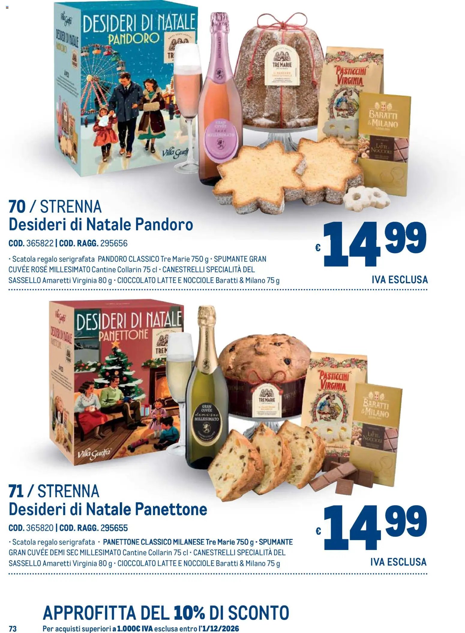 Metro volantino Regalistica Natale