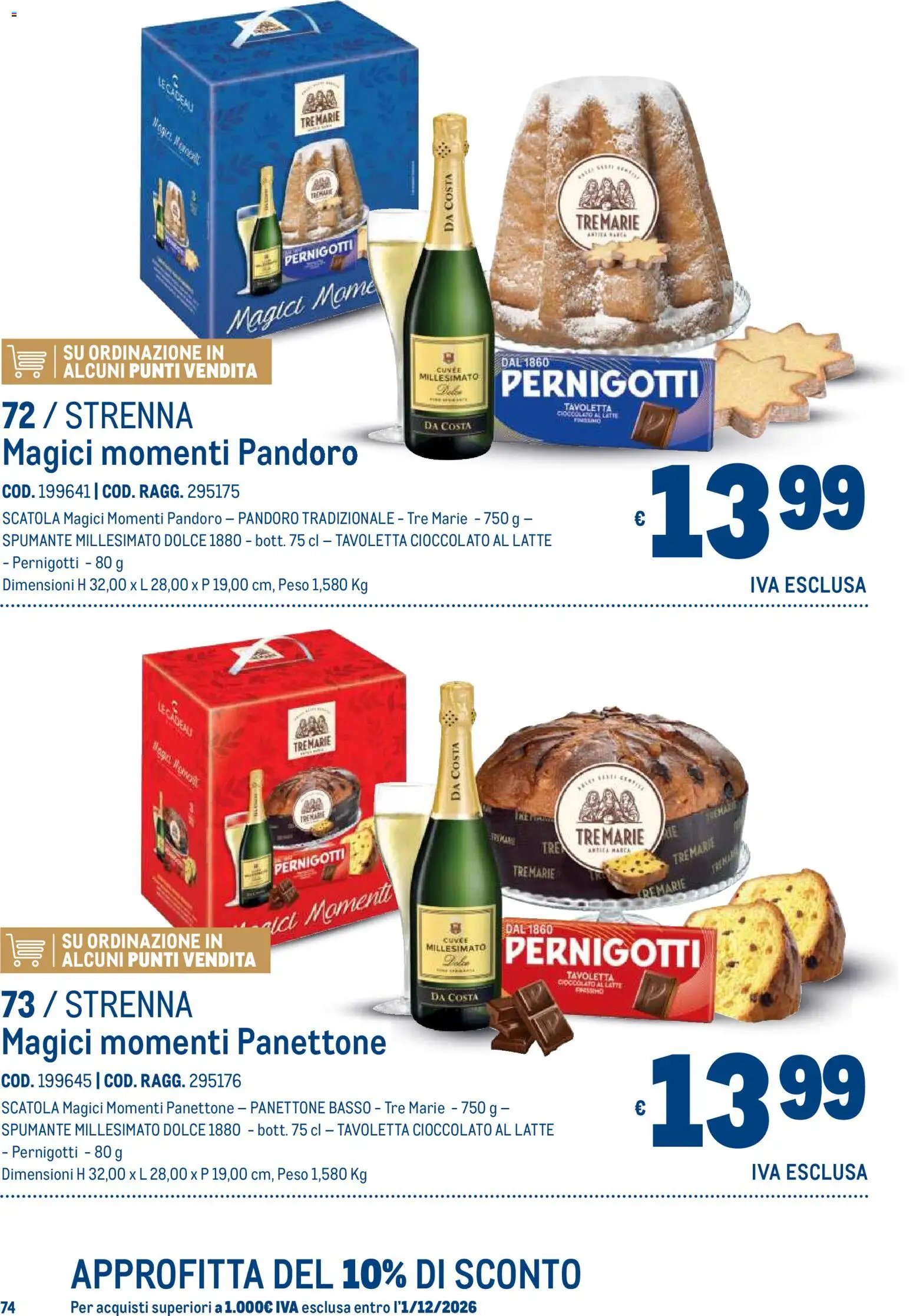 Metro volantino Regalistica Natale