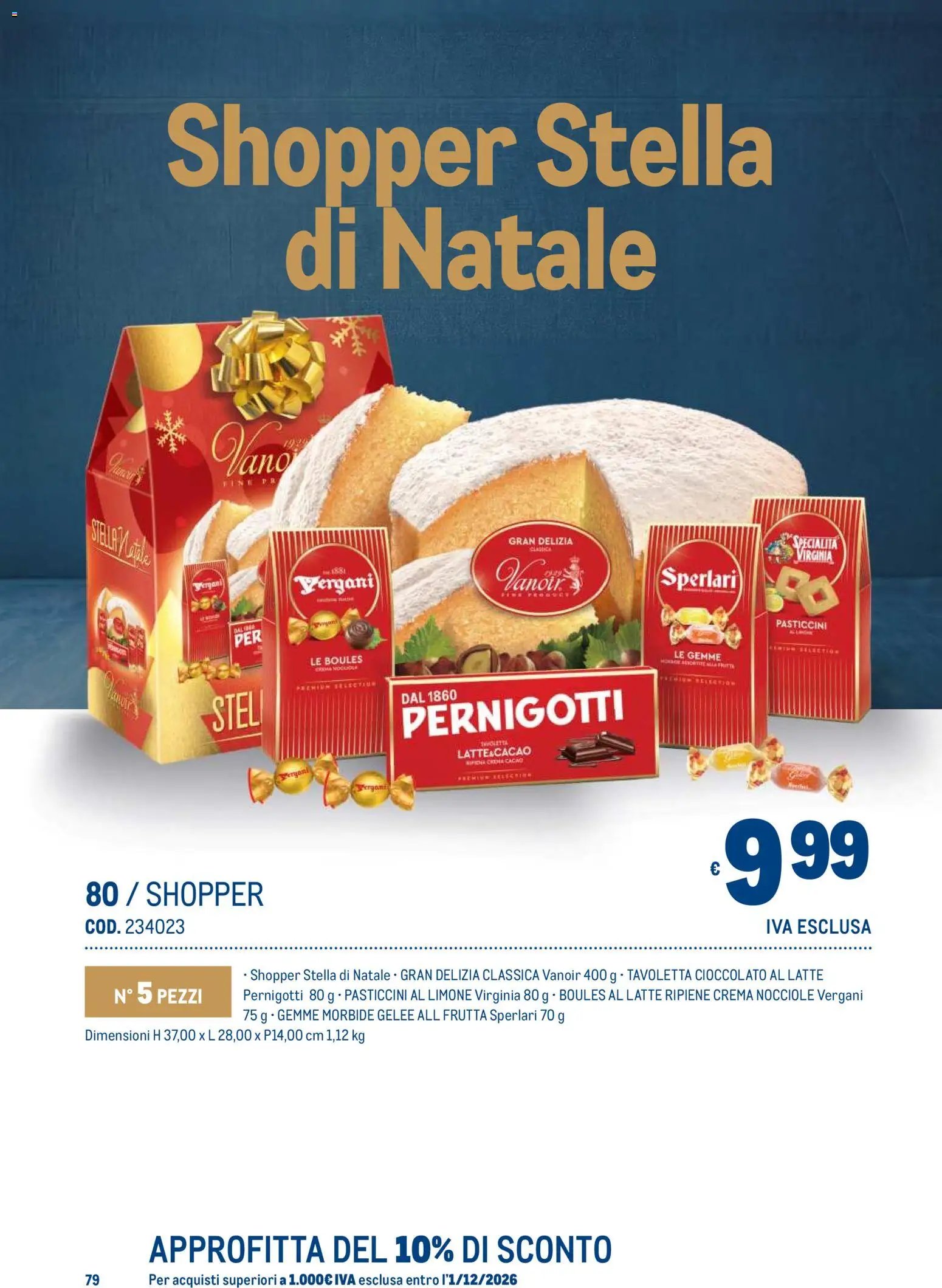 Metro volantino Regalistica Natale
