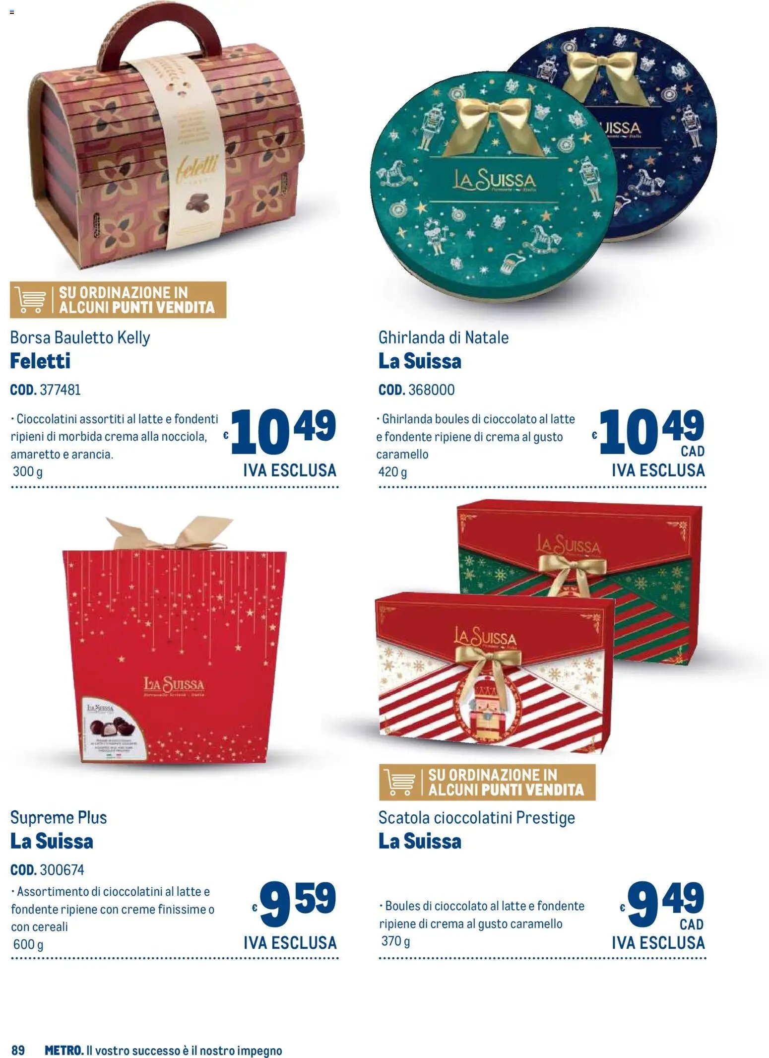 Metro volantino Regalistica Natale
