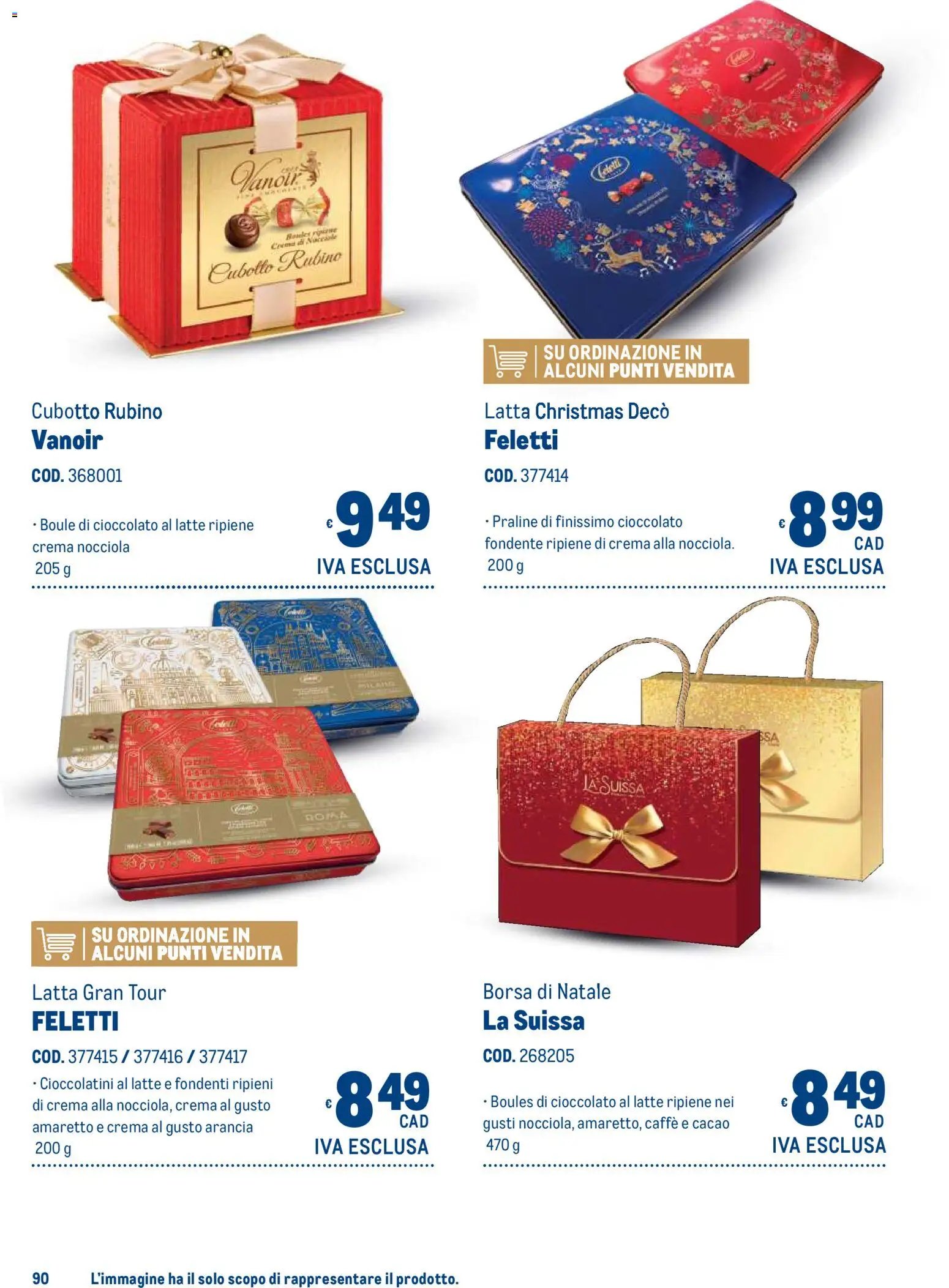 Metro volantino Regalistica Natale