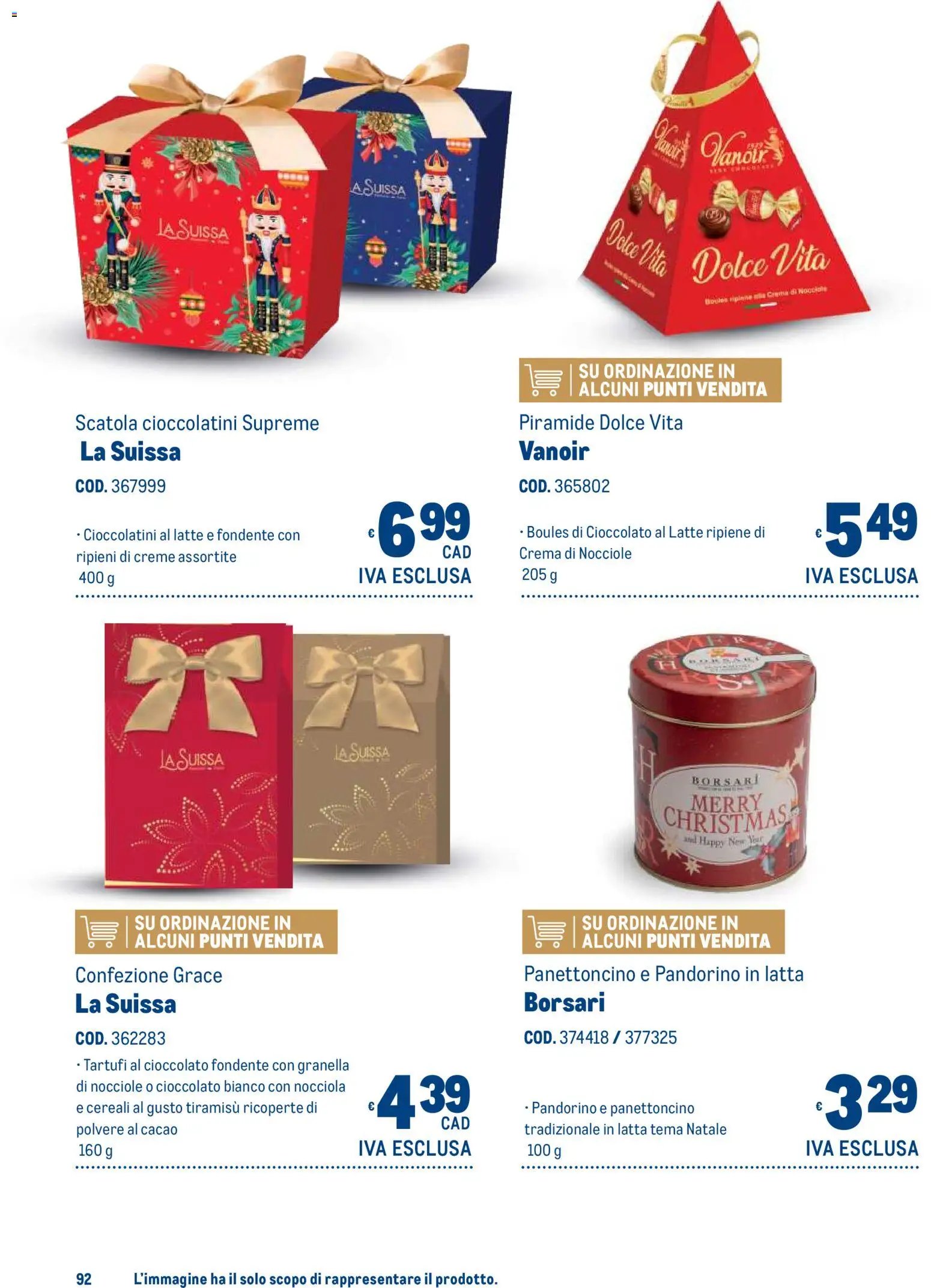 Metro volantino Regalistica Natale