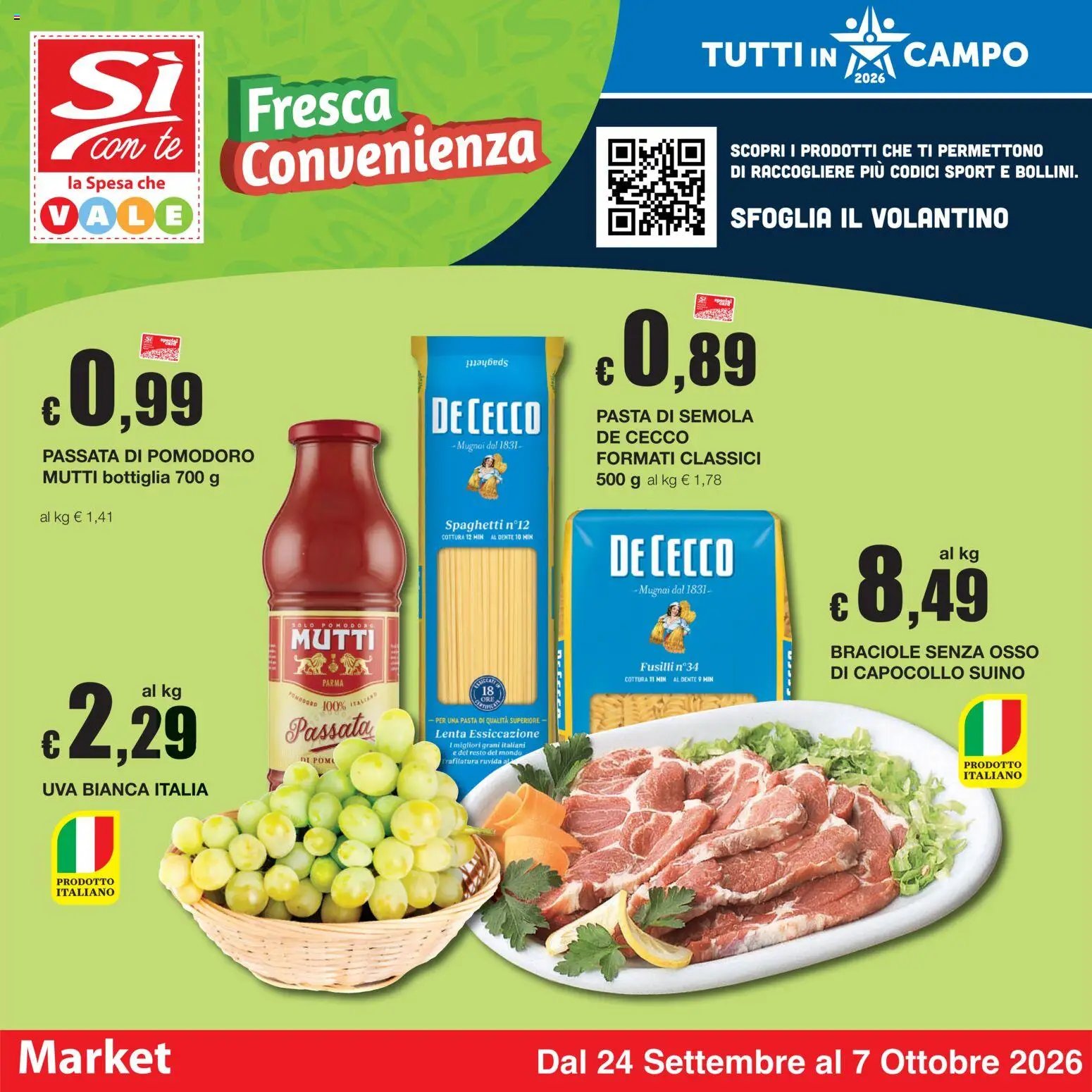Sì con Te volantino Market