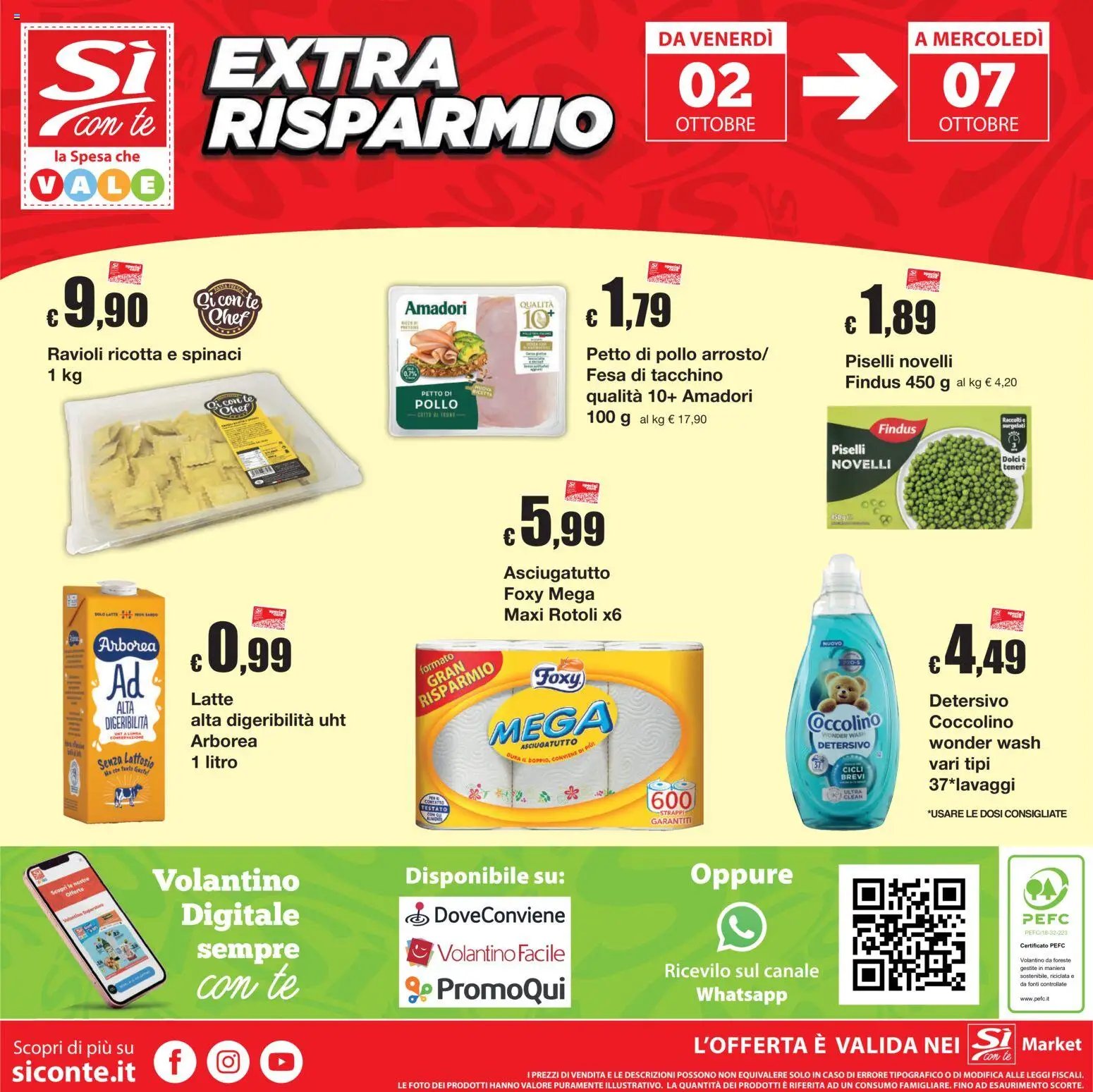 Sì con Te volantino Market