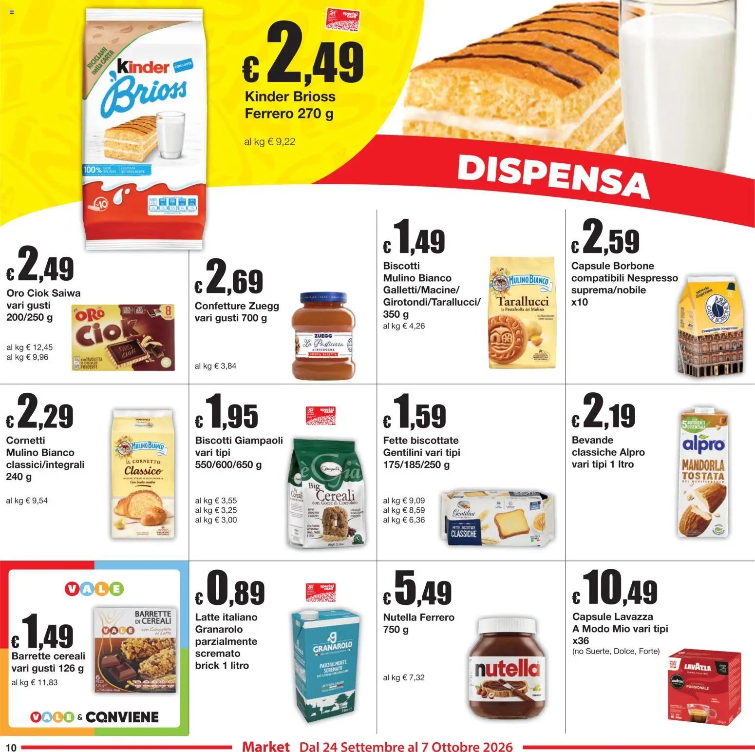 Sì con Te volantino Market