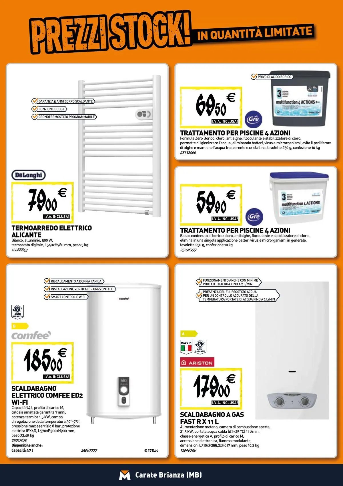 TECNOMAT - Straordinari prezzi stock!