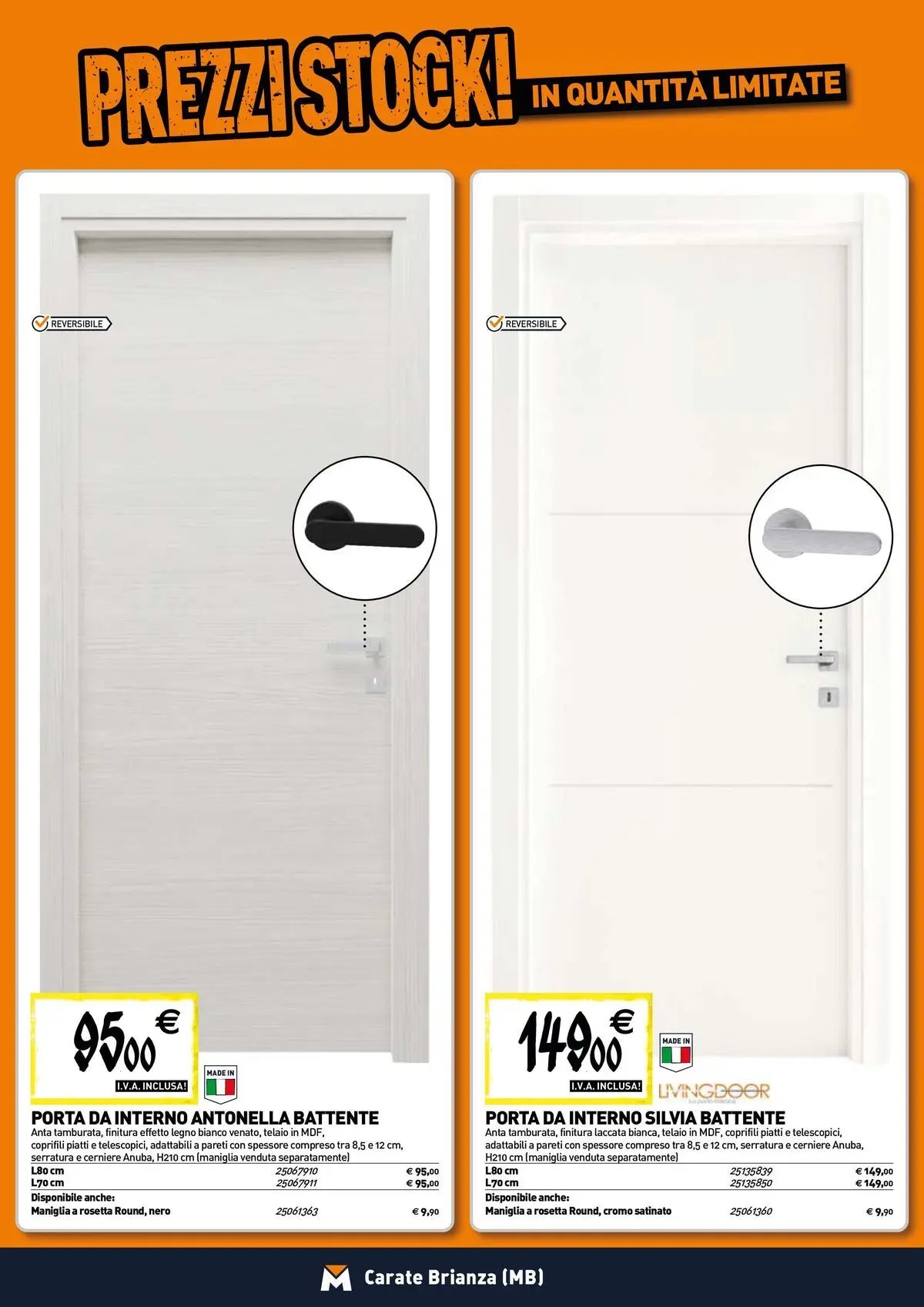 TECNOMAT - Straordinari prezzi stock!