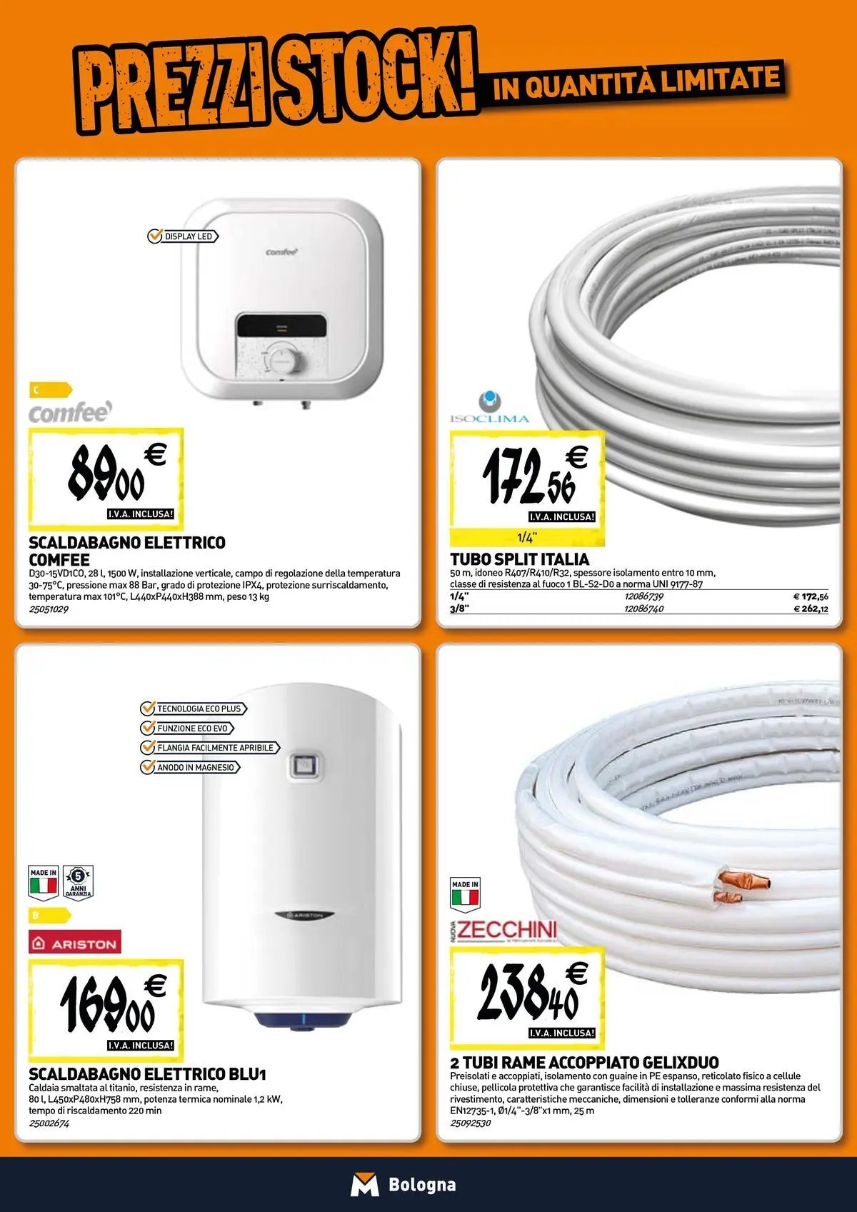 TECNOMAT - Straordinari prezzi stock!