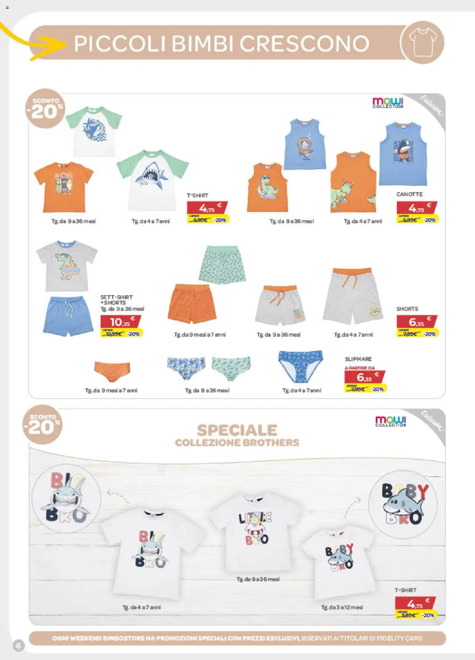 Bimbo store volantino Maglie e Tricase