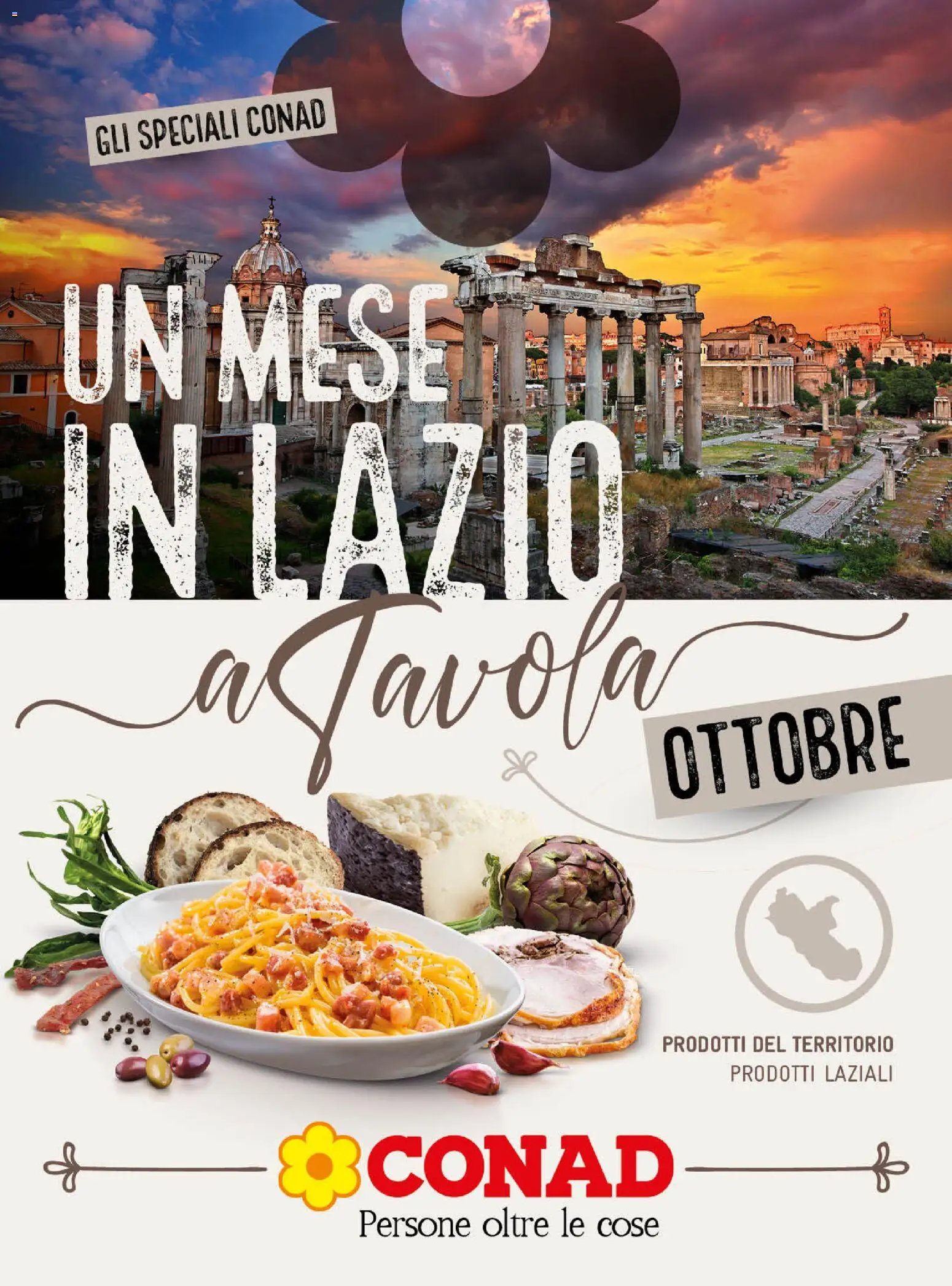 Spazio Conad volantino Un Mese in Lazio
