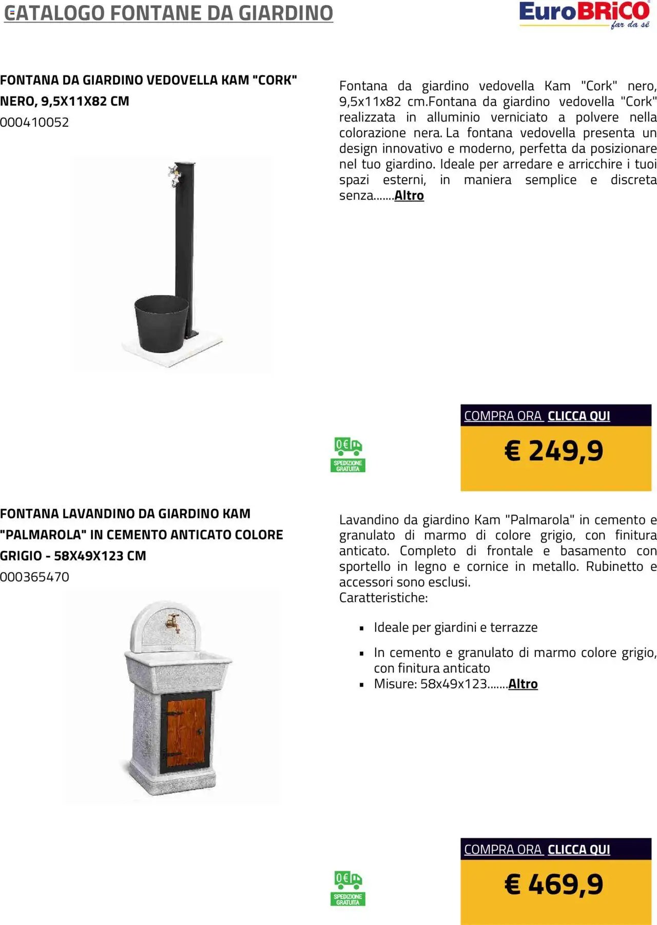 Eurobrico Fontane da Giardino catalogo