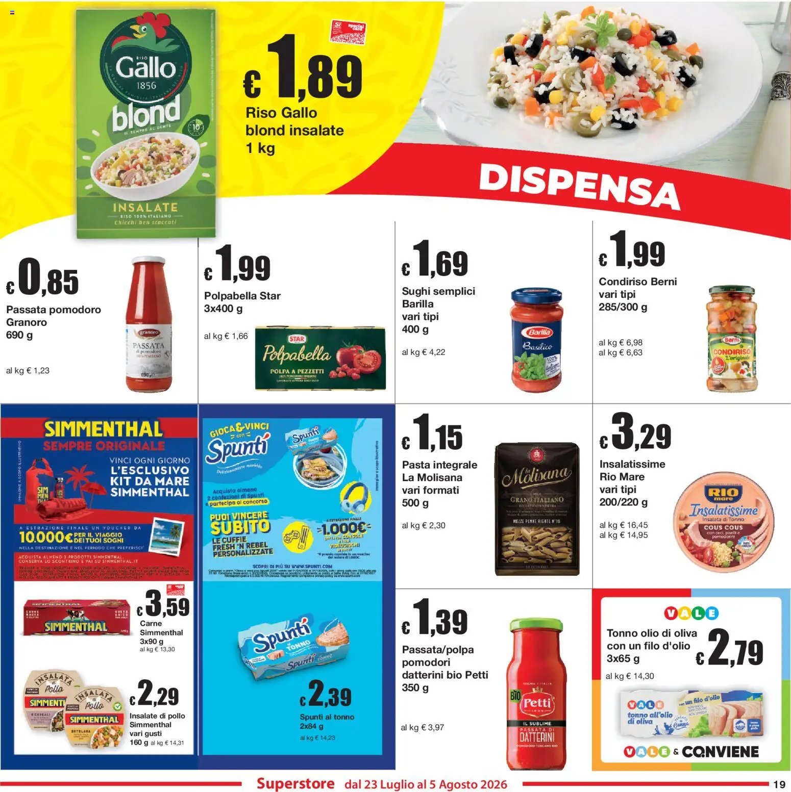 Sì con Te volantino Superstore