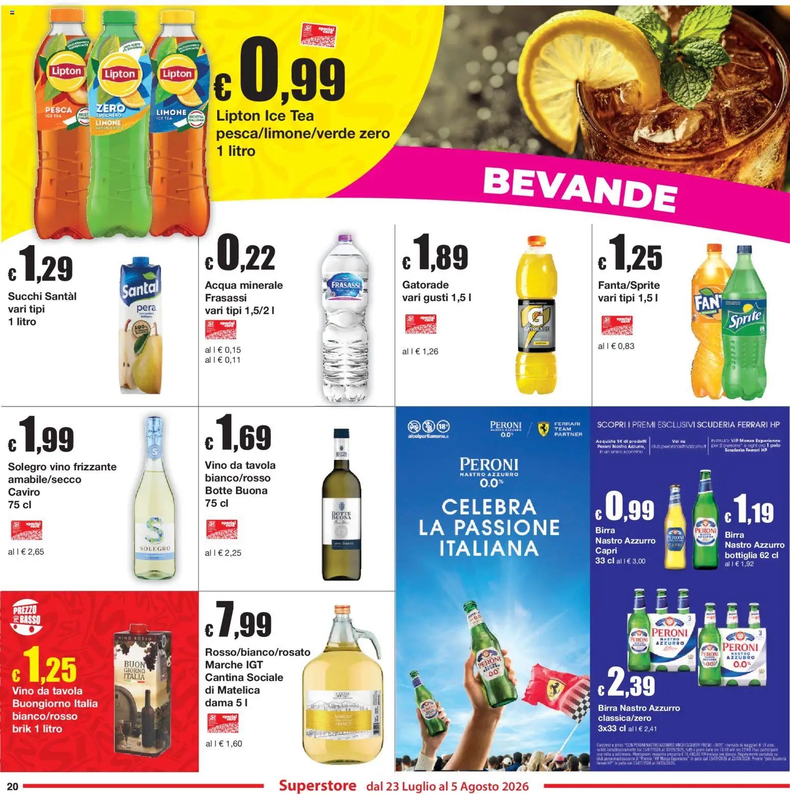 Sì con Te volantino Superstore
