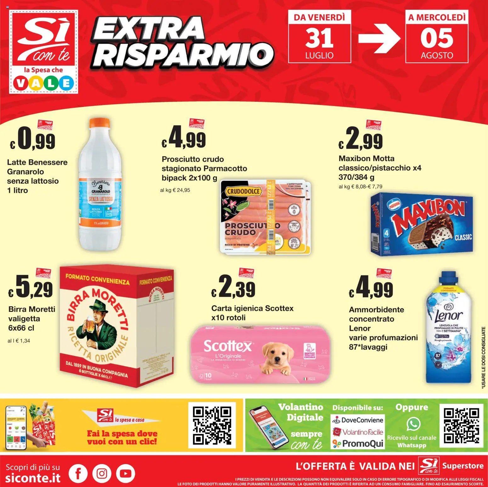 Sì con Te volantino Superstore