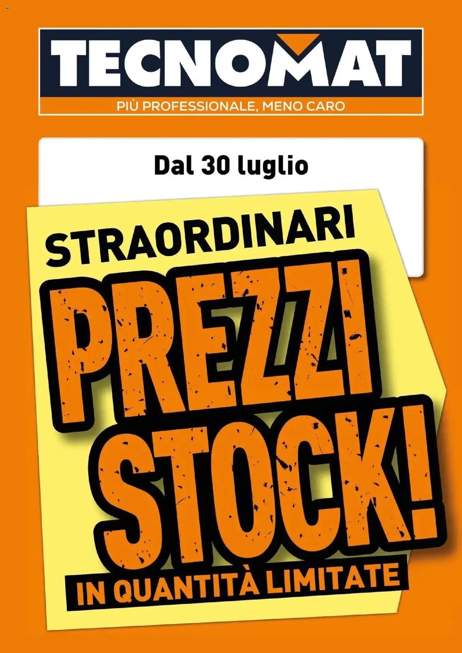 TECNOMAT - Straordinari prezzi stock!