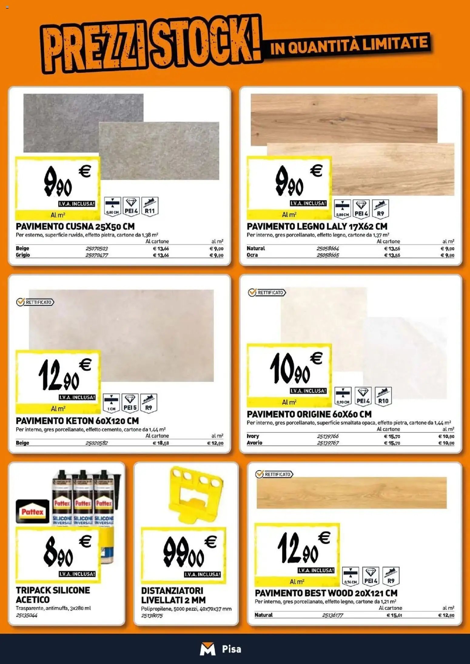 TECNOMAT - Straordinari prezzi stock!
