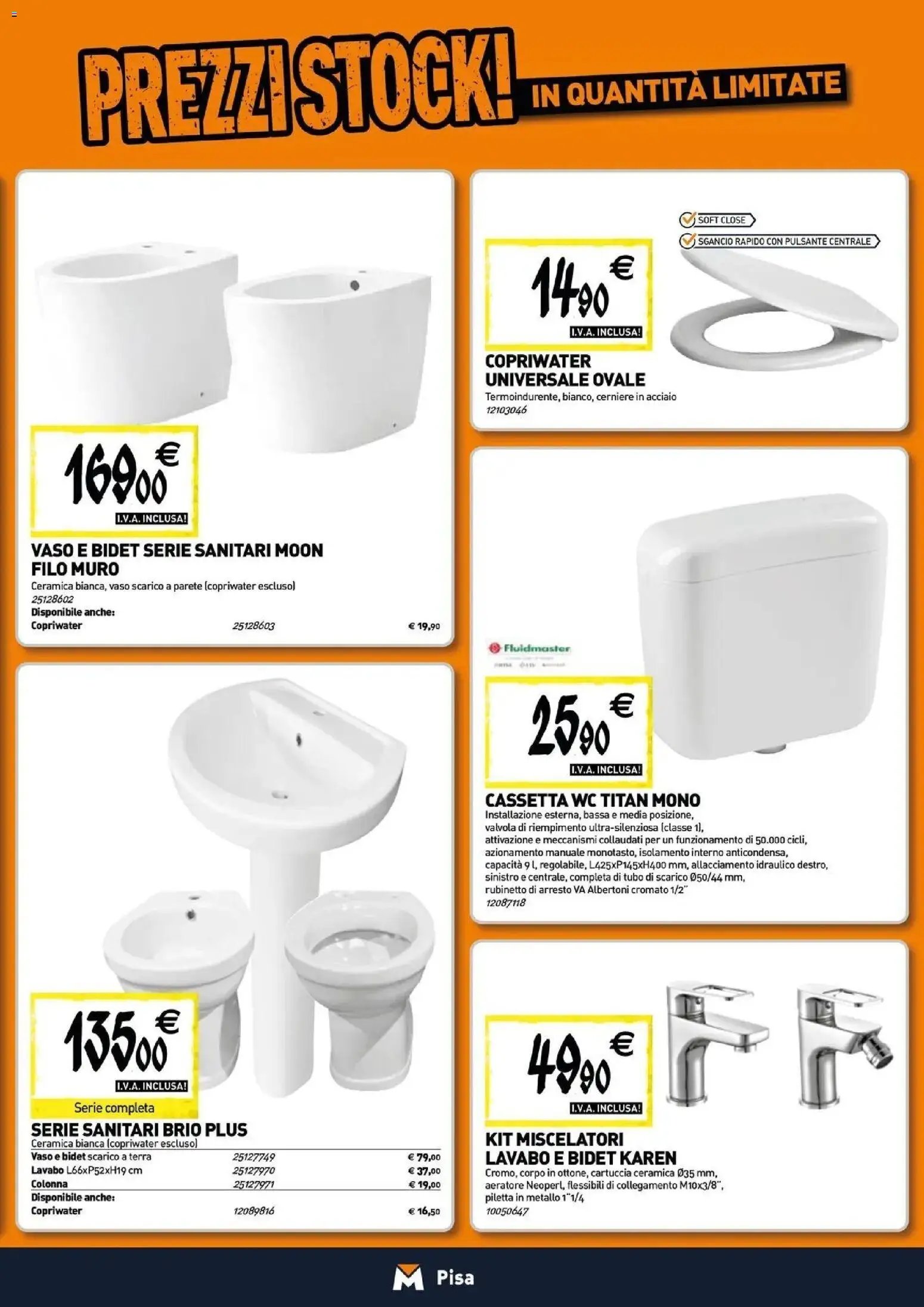 TECNOMAT - Straordinari prezzi stock!